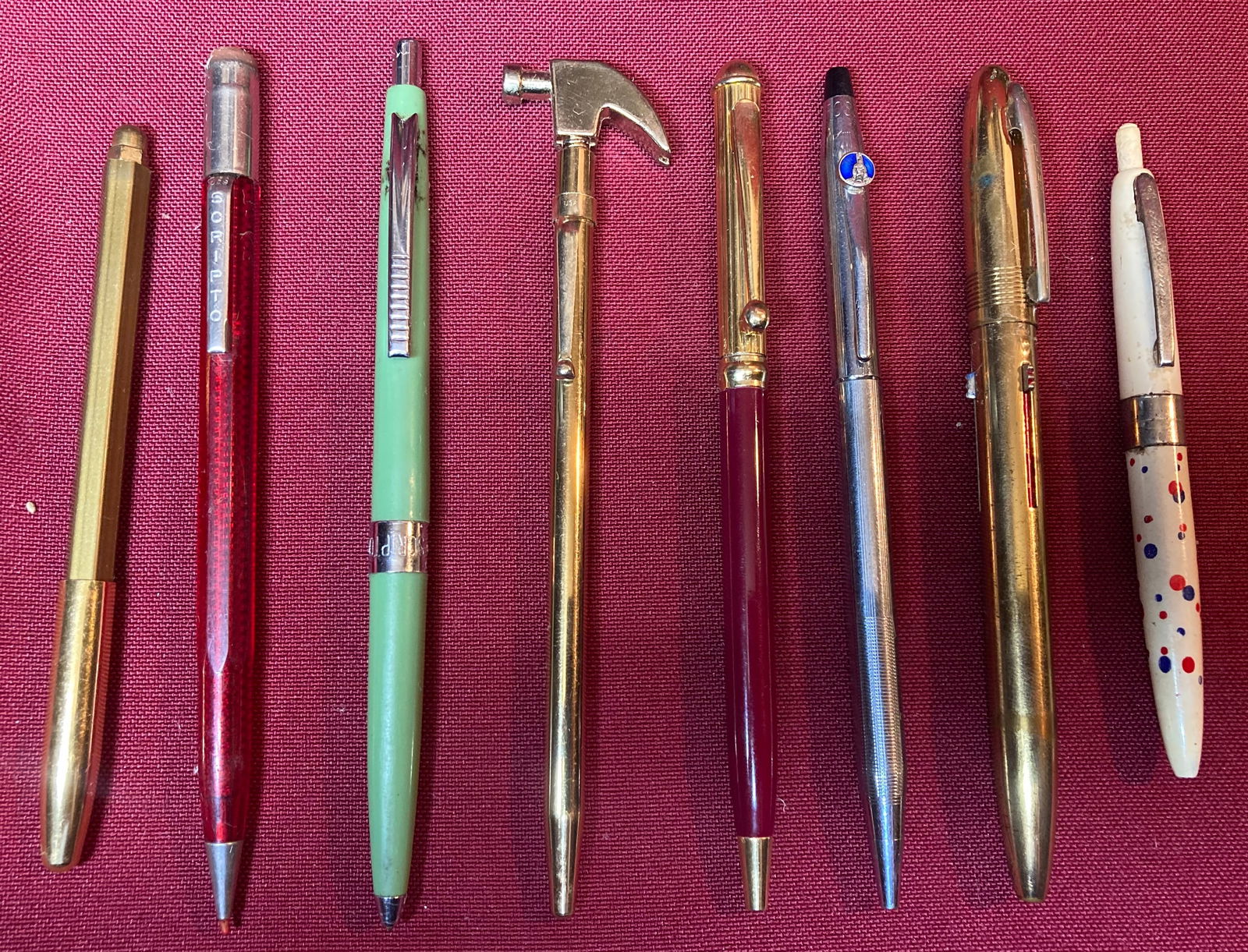 Eight Vintage Collectible Pens and Pencils - Scripto, Wearever, Amsterdam, Etc. (1 of 3)