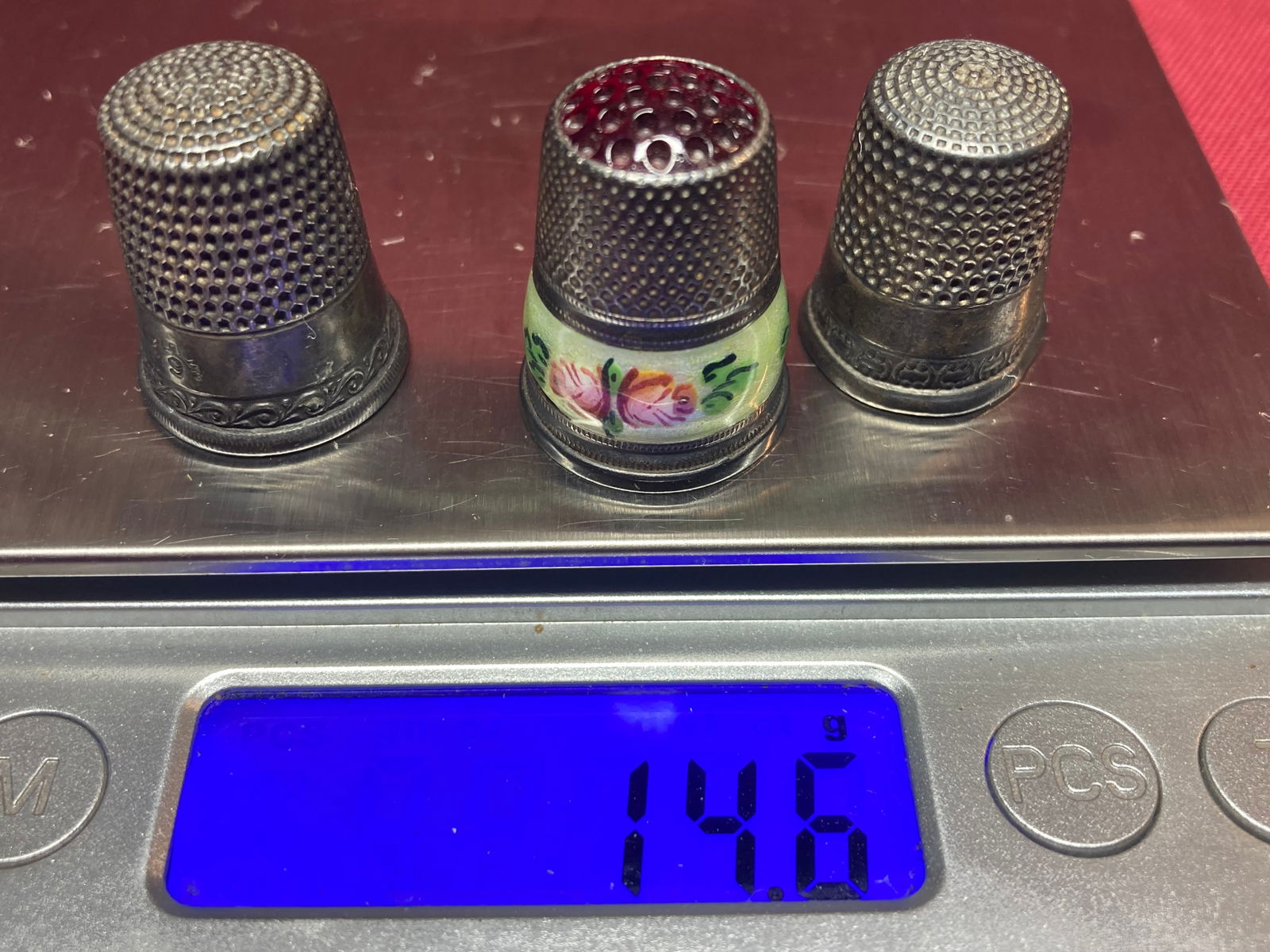 Thimble Collection Labeled Sterling 14.6 Grams (1 of 4)