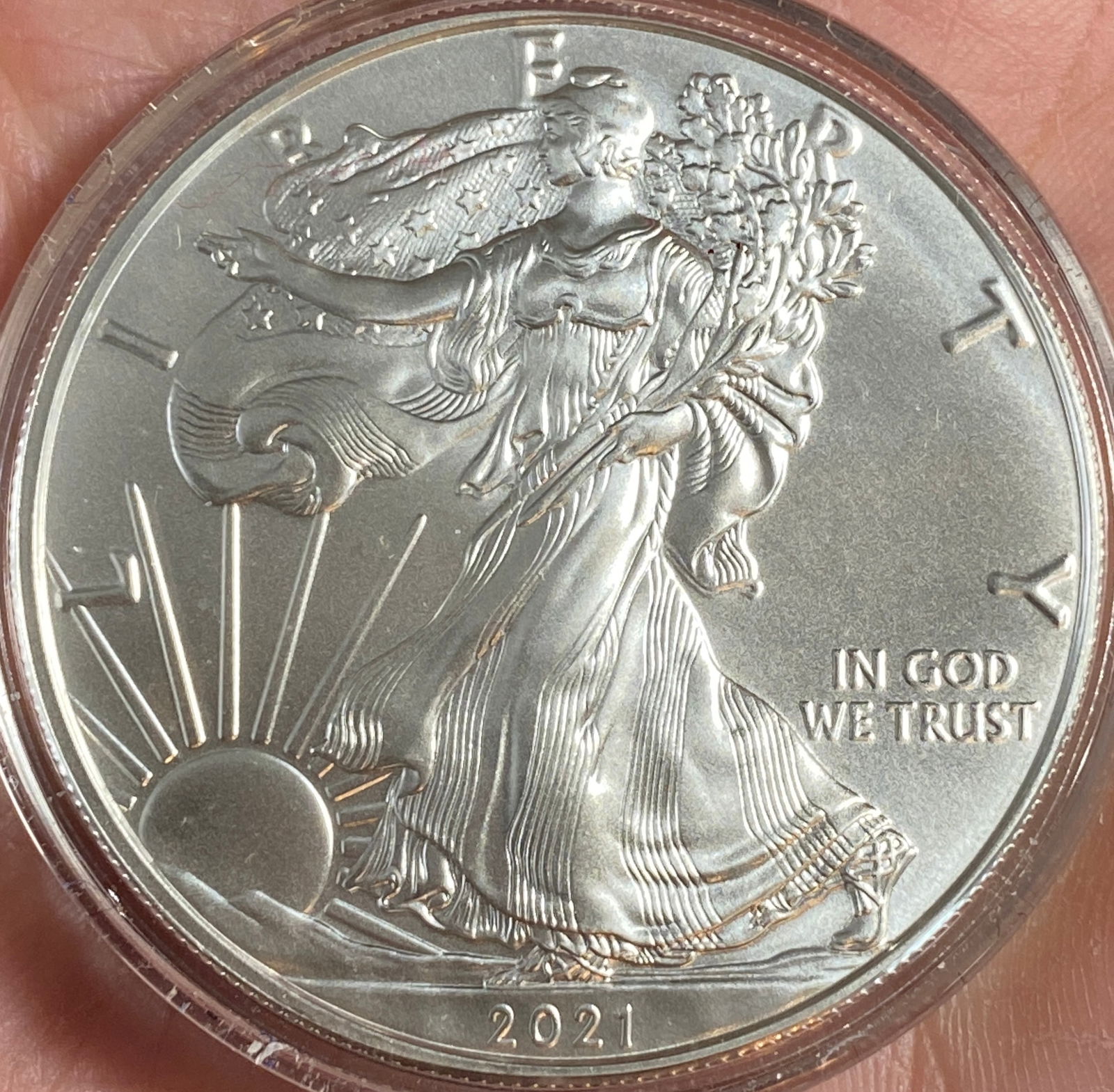 2021 One Ounce .999 Fine Silver Eagle: 2021 One Ounce .999 Fine Silver Eagle