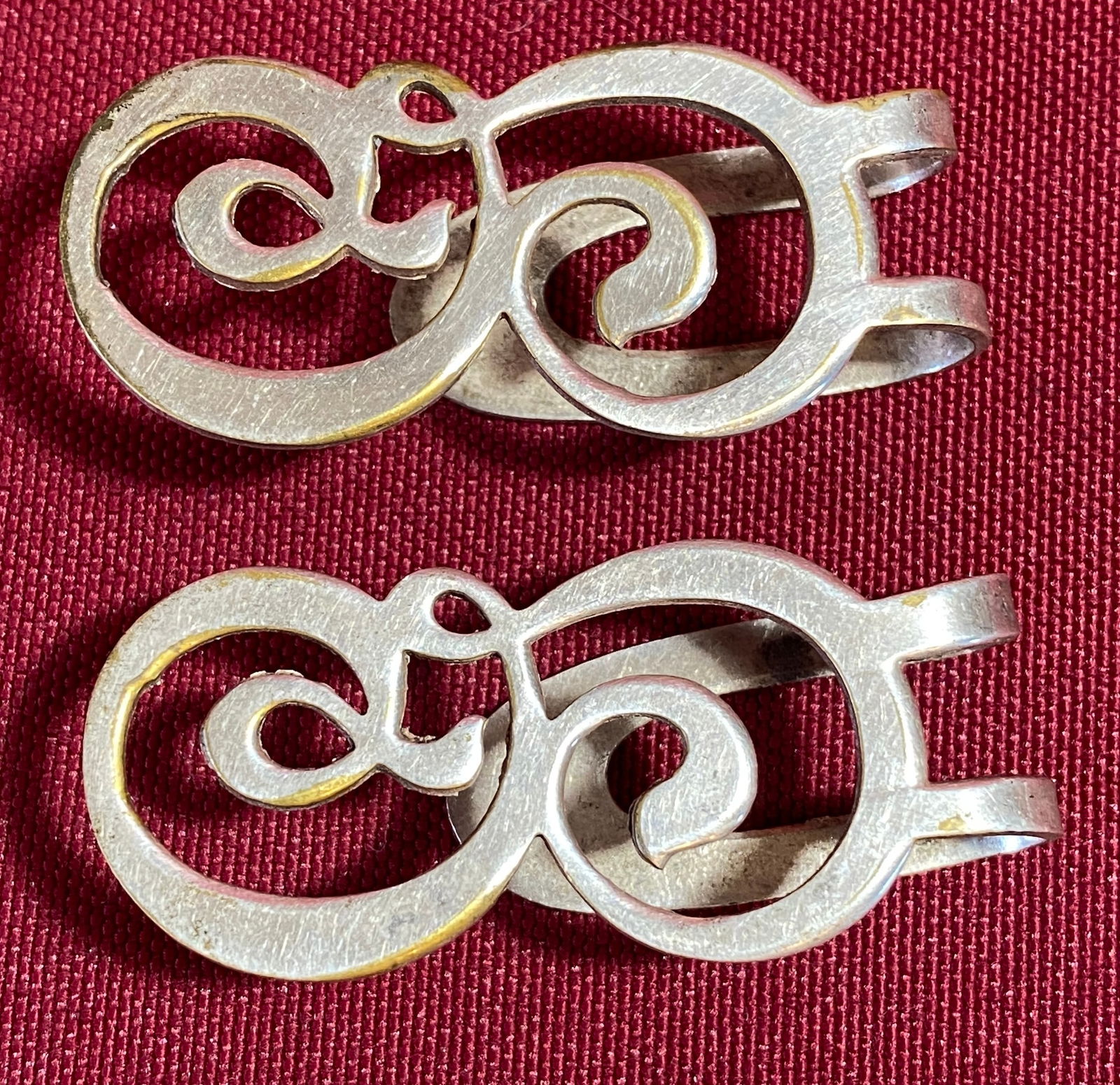 Two Apollo Silver Co. Money Clips: Two Apollo Silver Co. Money Clips