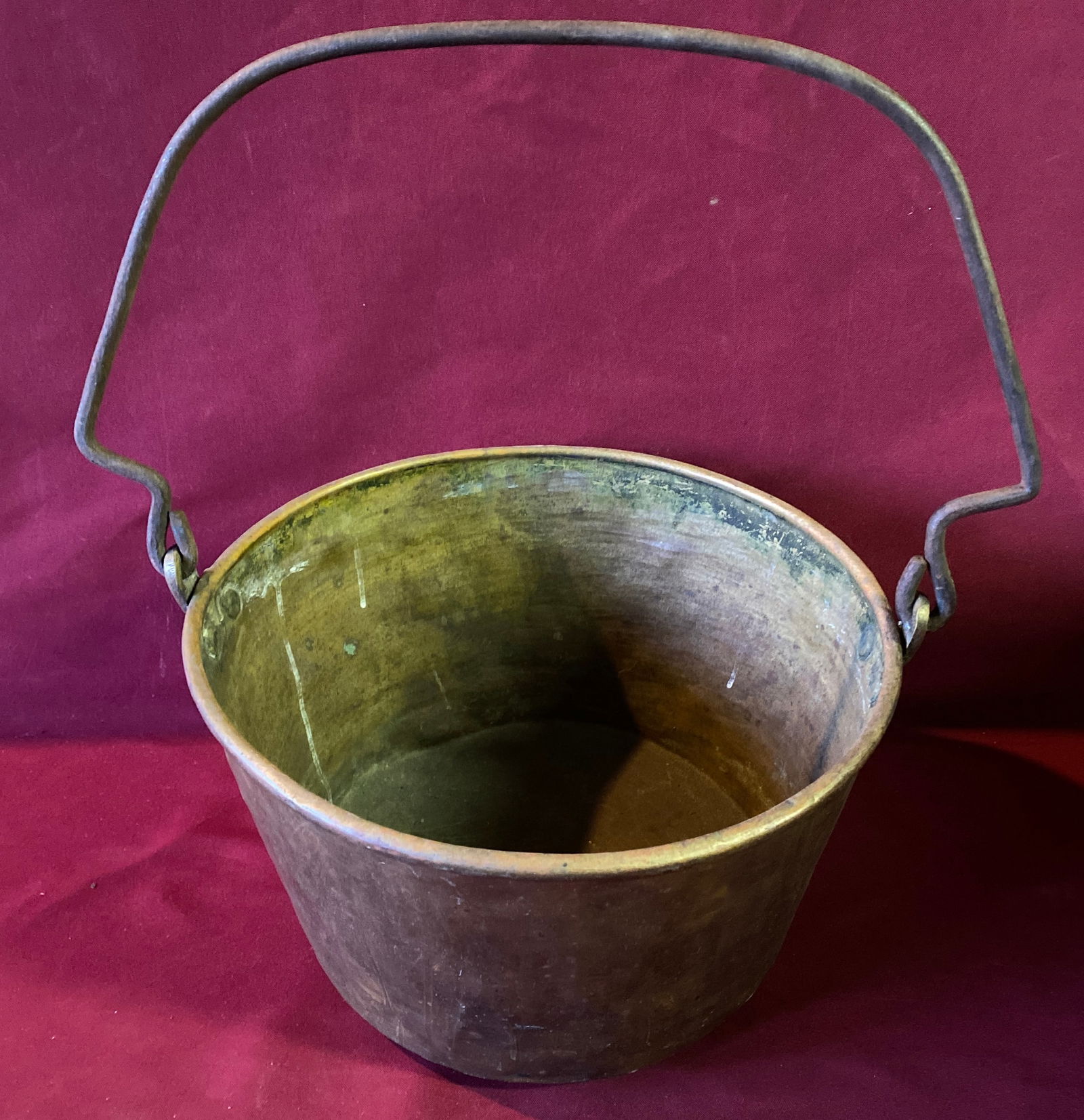 Brass Bail Handled Fire Bucket - 6