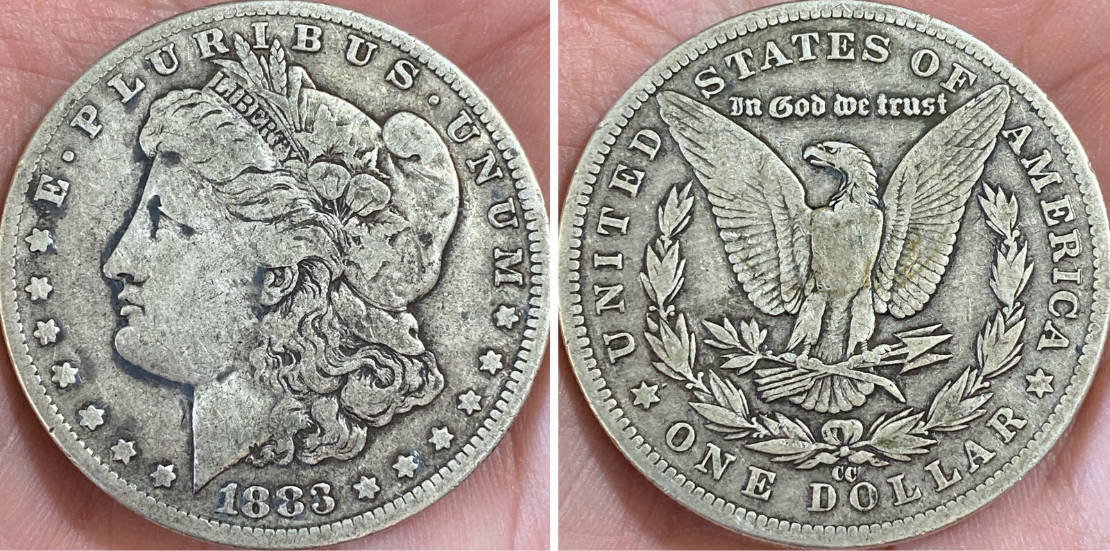 1883-CC Morgan Silver Dollar (1 of 4)