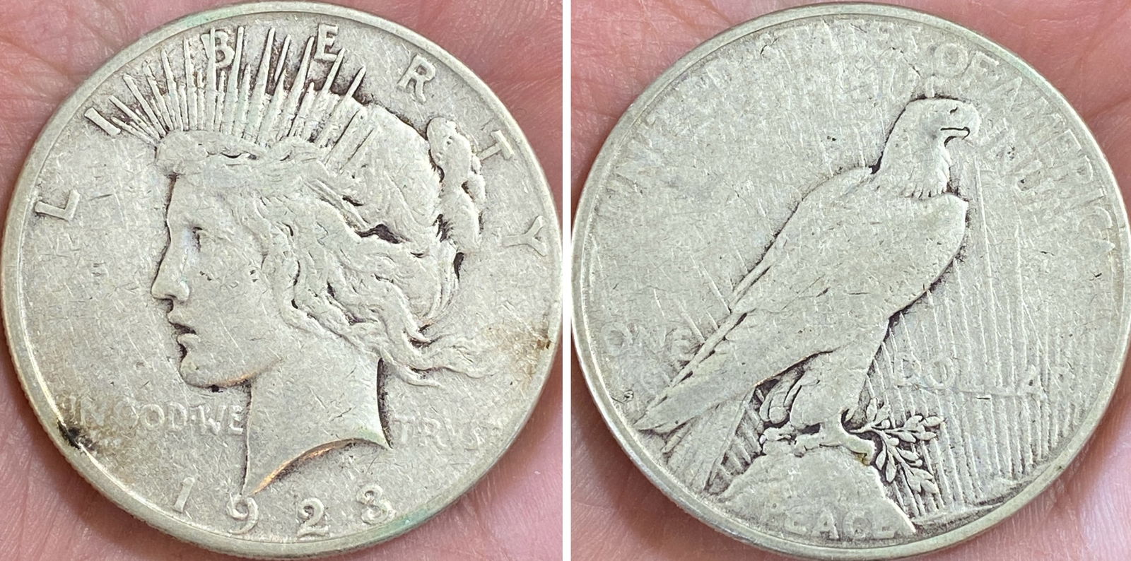 1923-S Peace Silver Dollar: 1923-S Peace Silver Dollar