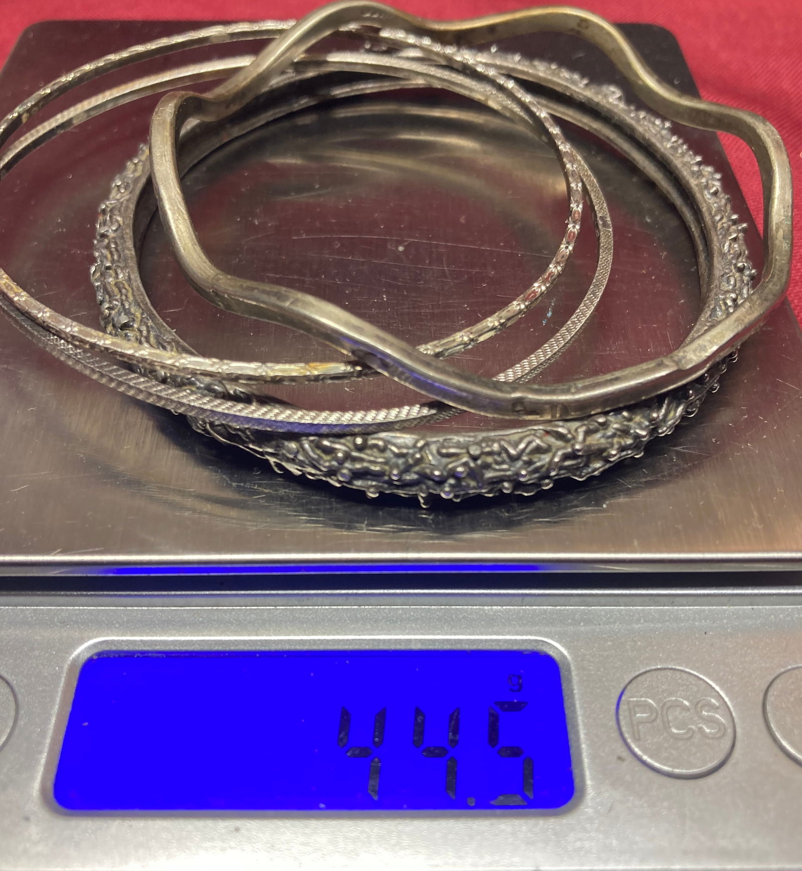 Sterling Silver Bracelets - Various Styles - One Double Banded: Sterling Silver Bracelets - Various Styles - One Double Banded