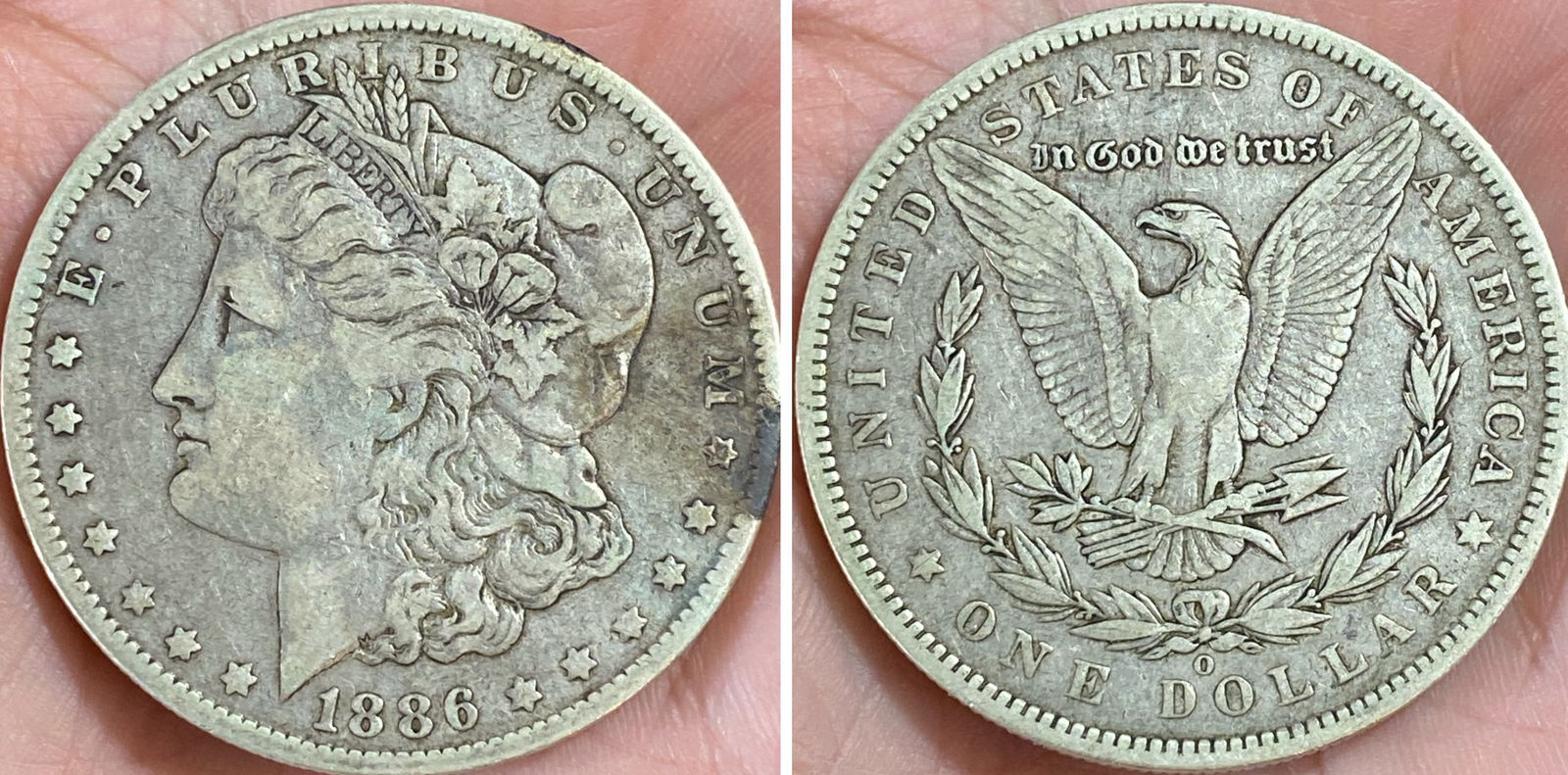 1886-O Morgan Silver Dollar (1 of 5)