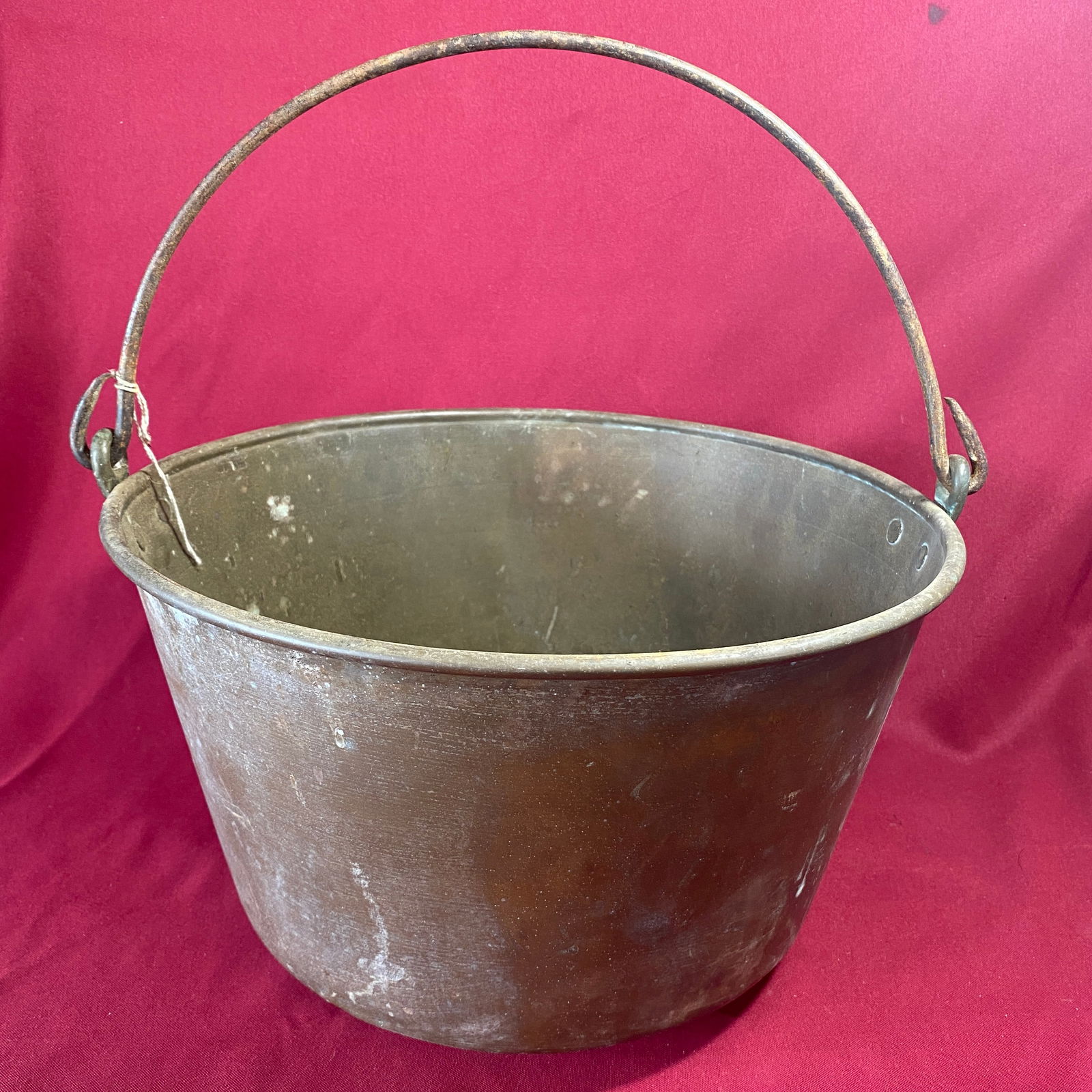 Brass with Bail Handle Fire Bucket (1 of 5)