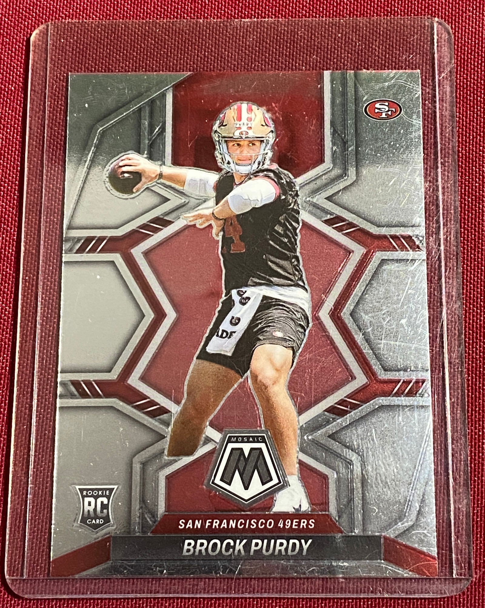 2022 Panini Mosaic Brock Purdy #367 San Fransico 49rs Quarterback Football Card: 2022 Panini Mosaic Brock Purdy #367 San Fransico 49rs Quarterback Football Card