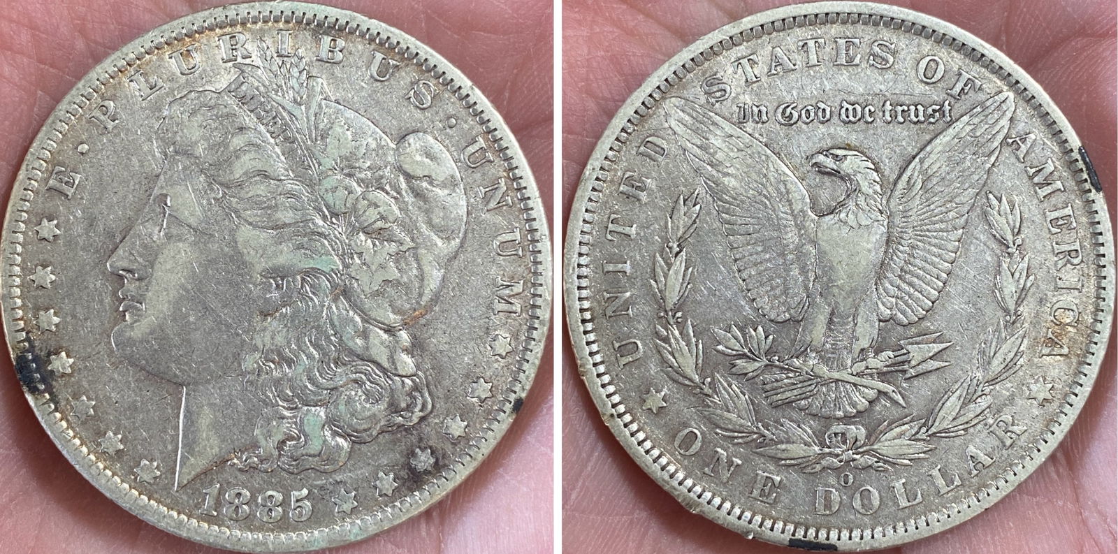 1885-O Morgan Silver Dollar: 1885-O Morgan Silver Dollar