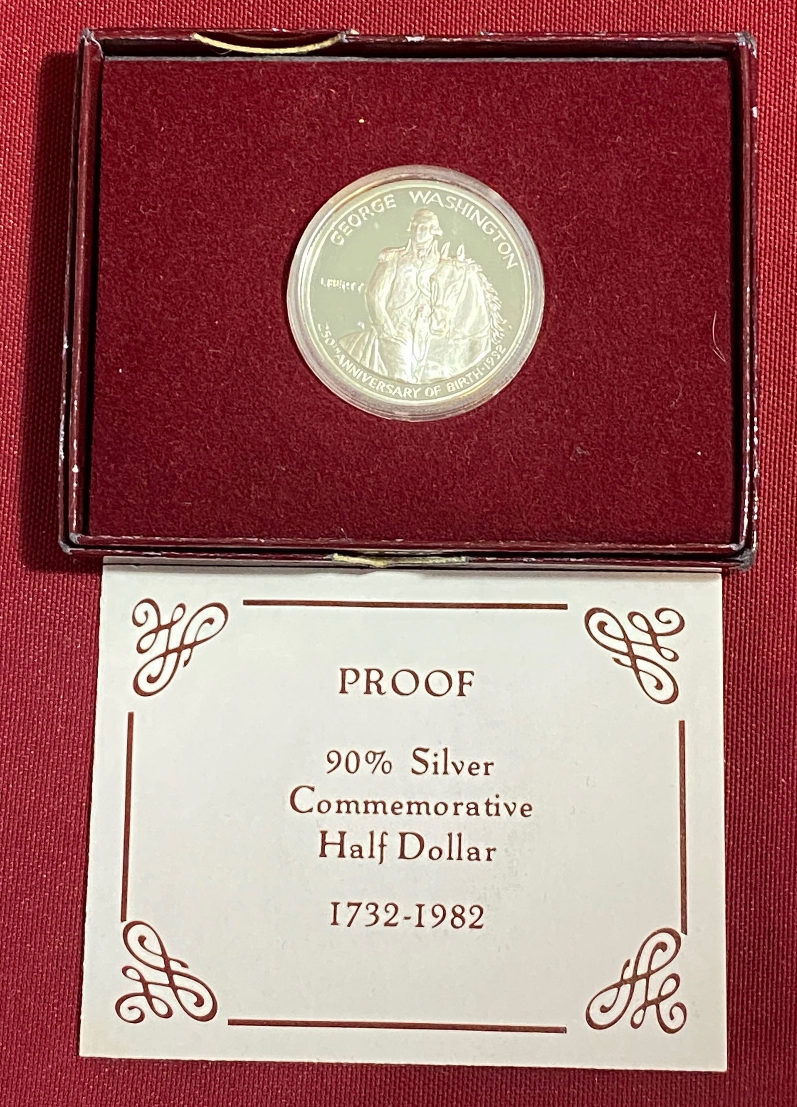 1982-S Washington Commemorative Silver Half Dollar: 1982-S Washington Commemorative Silver Half Dollar