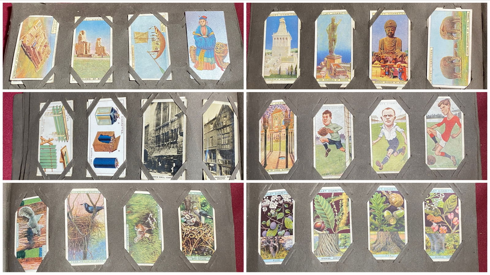 Album Full of Vintage Cigarette Cards - Wills's Cigarettes, Players Cigarettes, Etc. (1 of 11)