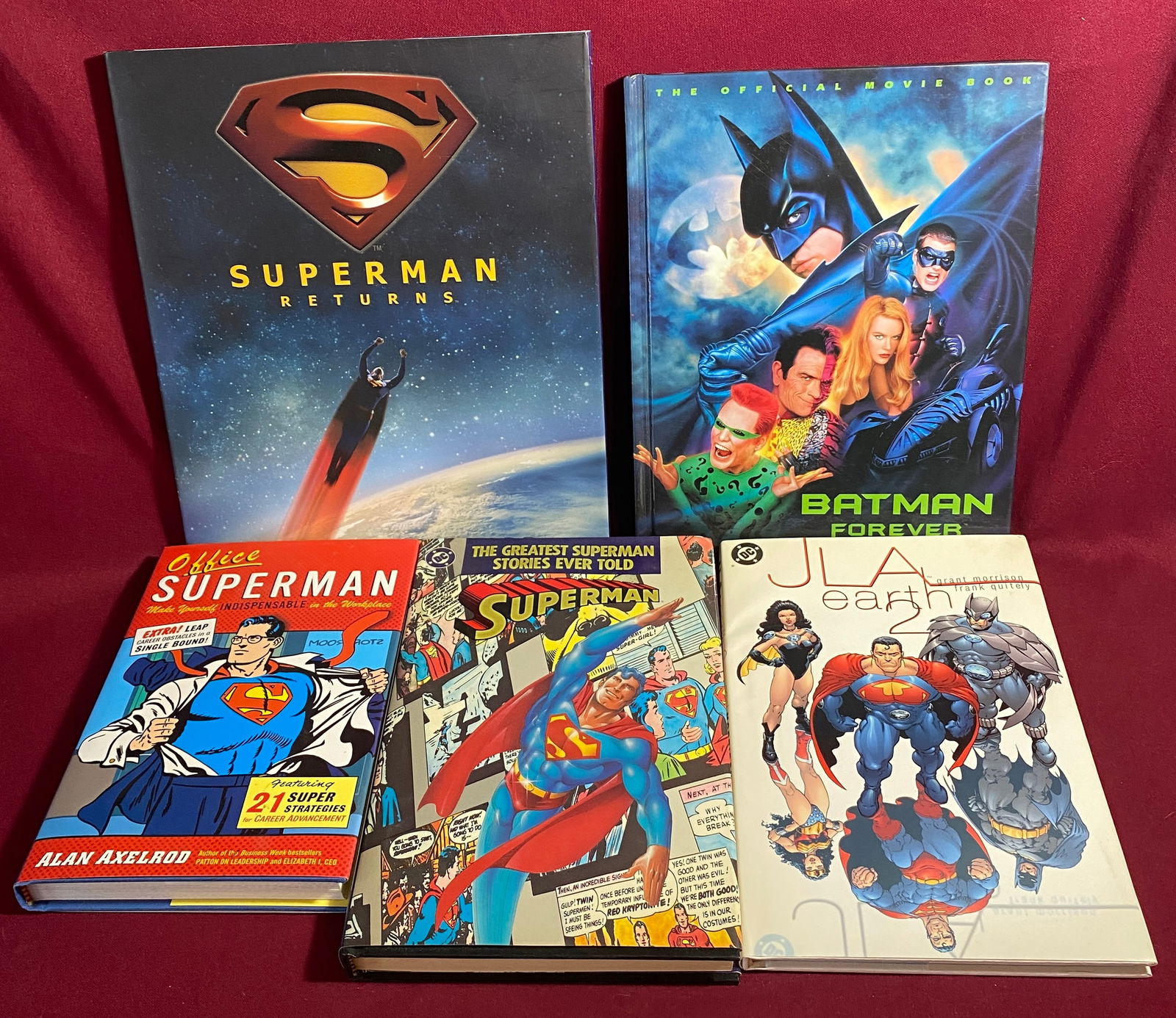Five DC Books - Superman Returns, Batman Forever, Office Superman, Etc.: Five DC Books - Superman Returns, Batman Forever, Office Superman, Etc.