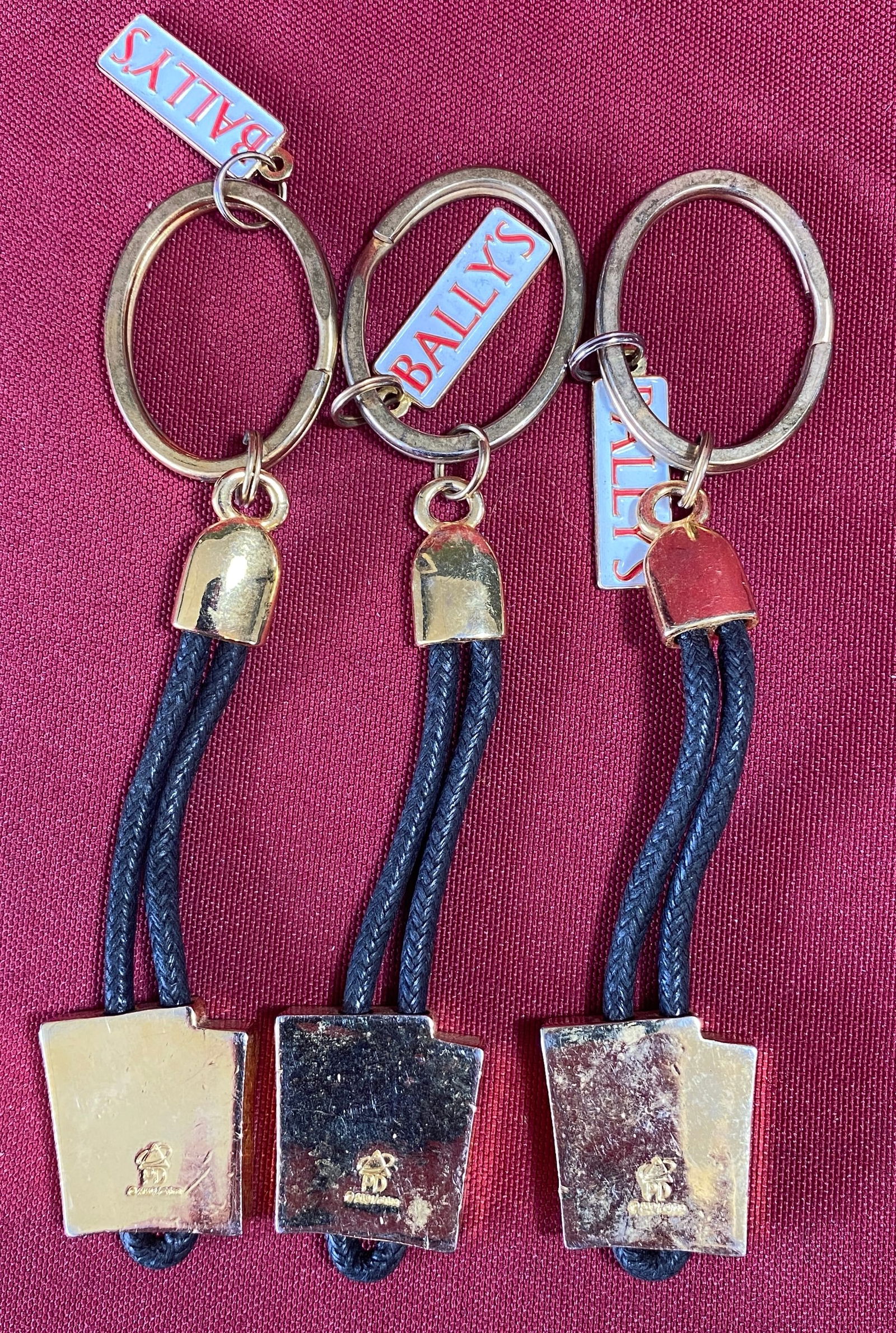 Three Bally's Casino Keychains - 2