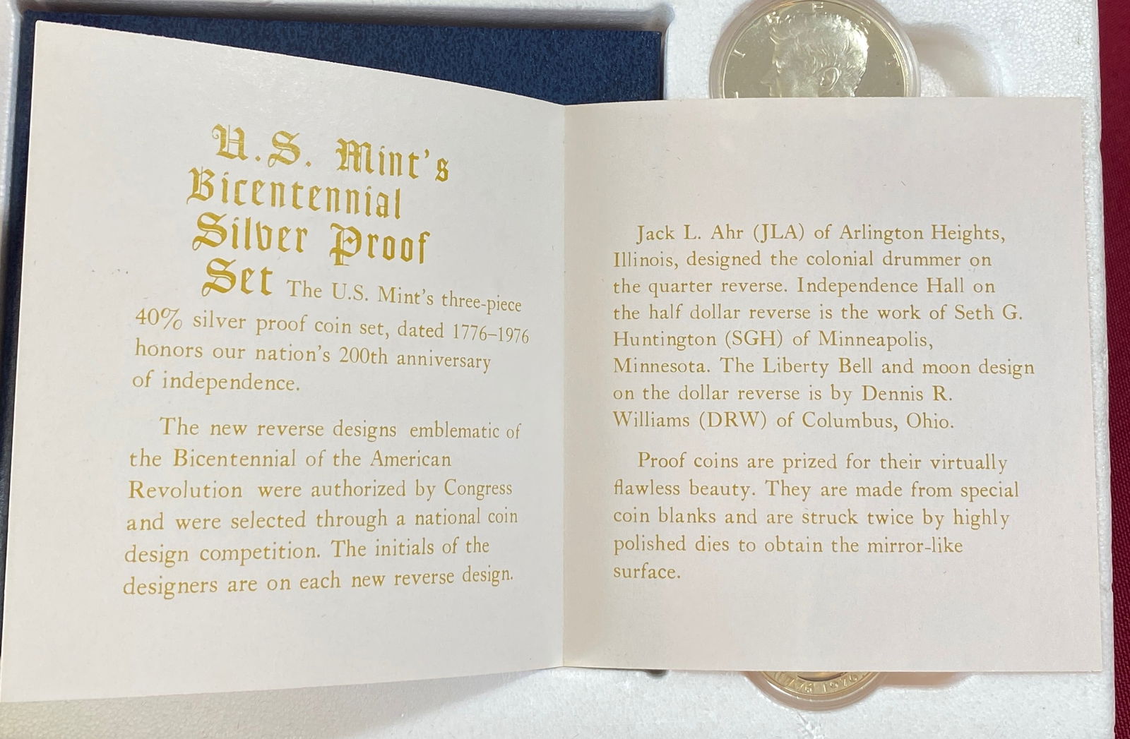 U.S. Mint Bicentennial Silver Proof Set - 3