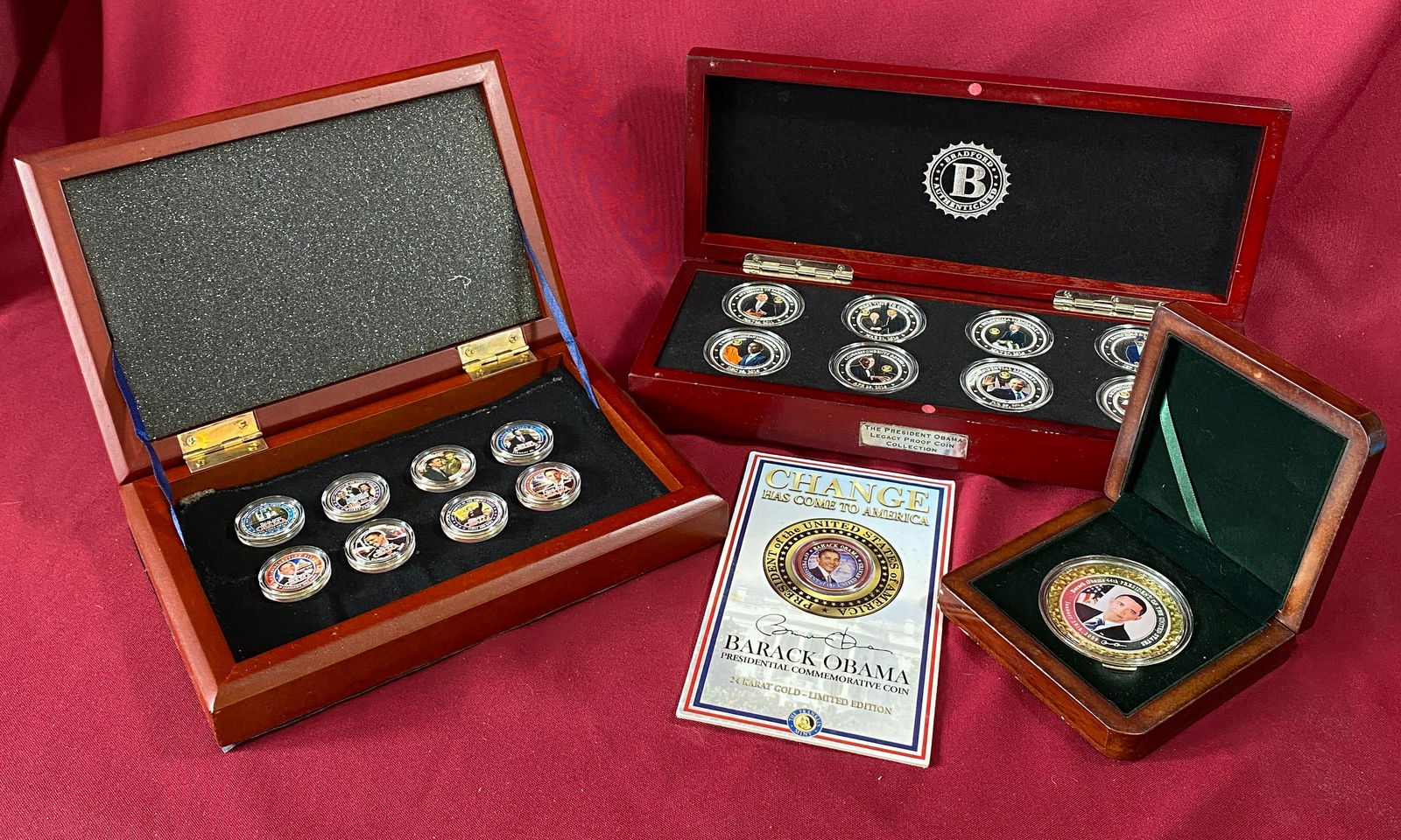 Two President Obama Legacy Proof Coin Collections: Two President Obama Legacy Proof Coin Collections