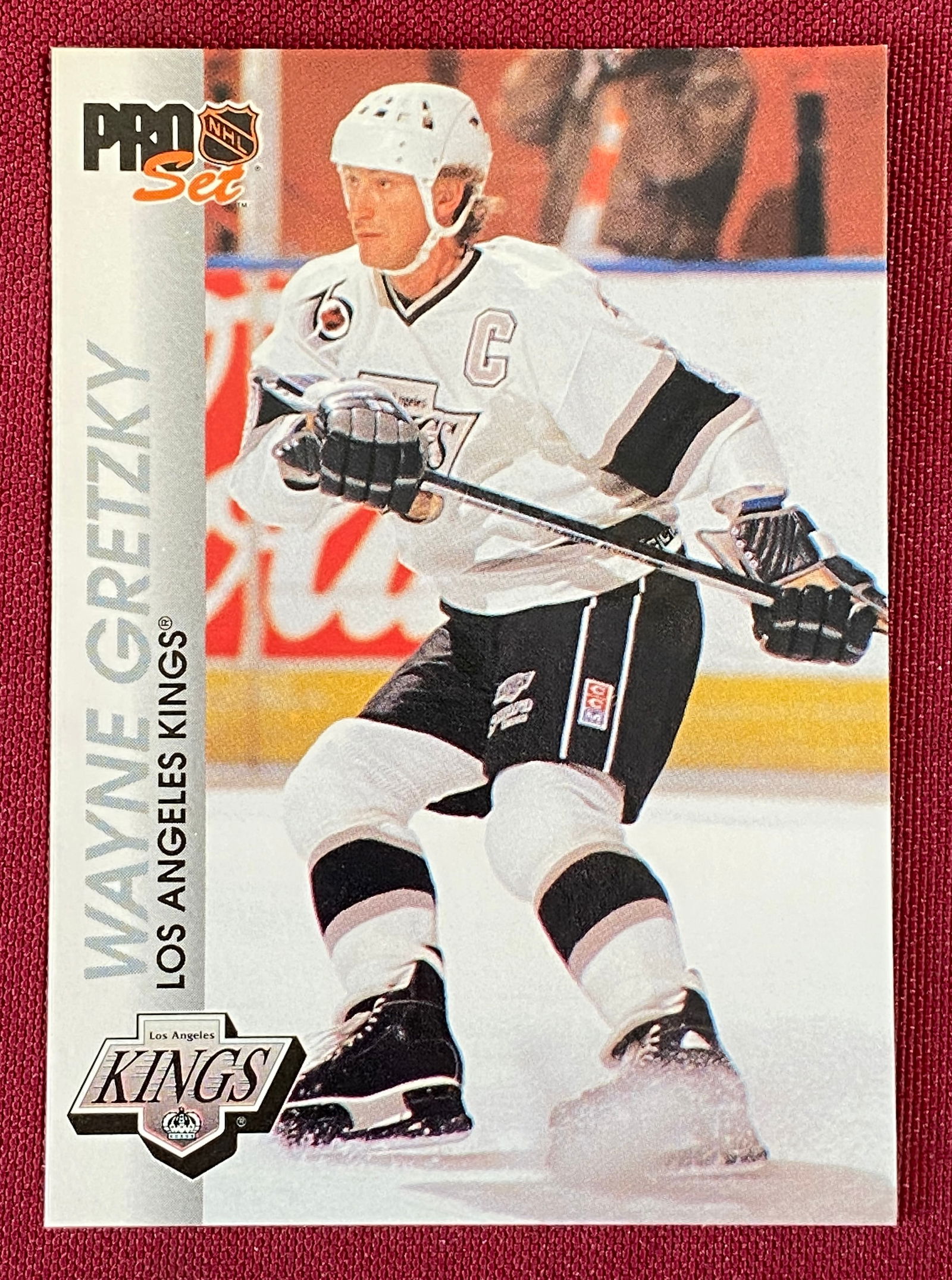 1992 Pro NHL Set #66 Wayne Gretzky Hockey Card: 1992 Pro NHL Set #66 Wayne Gretzky Hockey Card