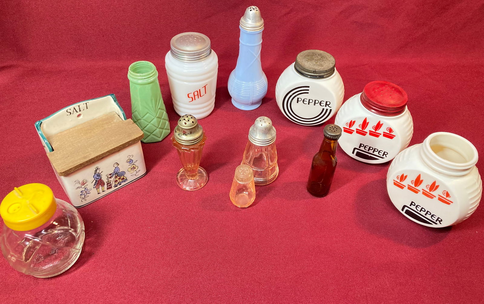 Mixed Assortment of Salt & Pepper Shakers - Some UV Reactive - Absolutely No Shipping: Mixed Assortment of Salt & Pepper Shakers - Some UV Reactive - Absolutely No Shipping