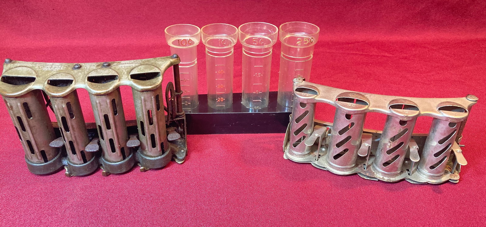 Two Coin Change Makers & Tube Coin Counter: Two Coin Change Makers & Tube Coin Counter