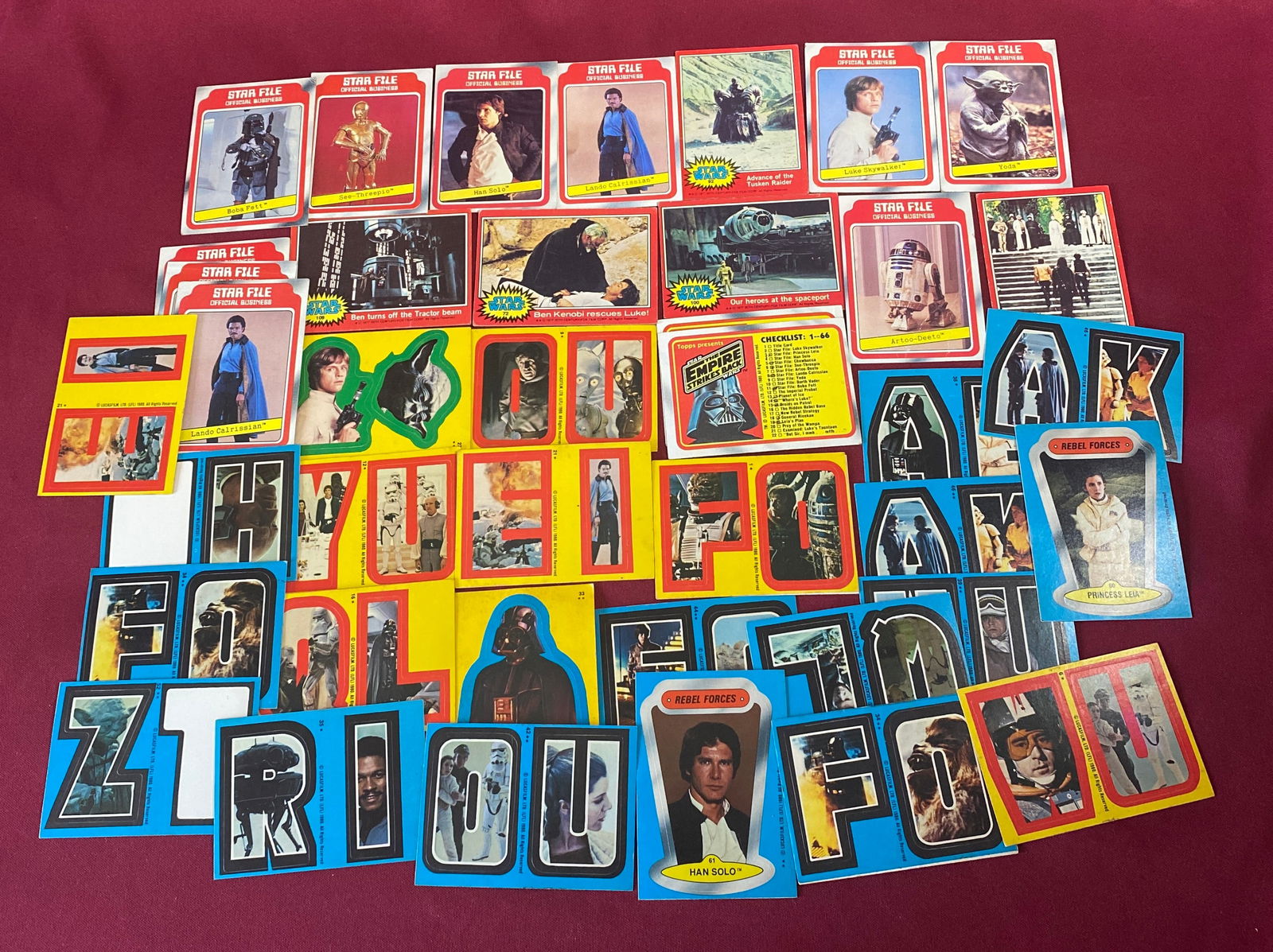 Star Wars Collectible Cards & Stickers: Star Wars Collectible Cards & Stickers