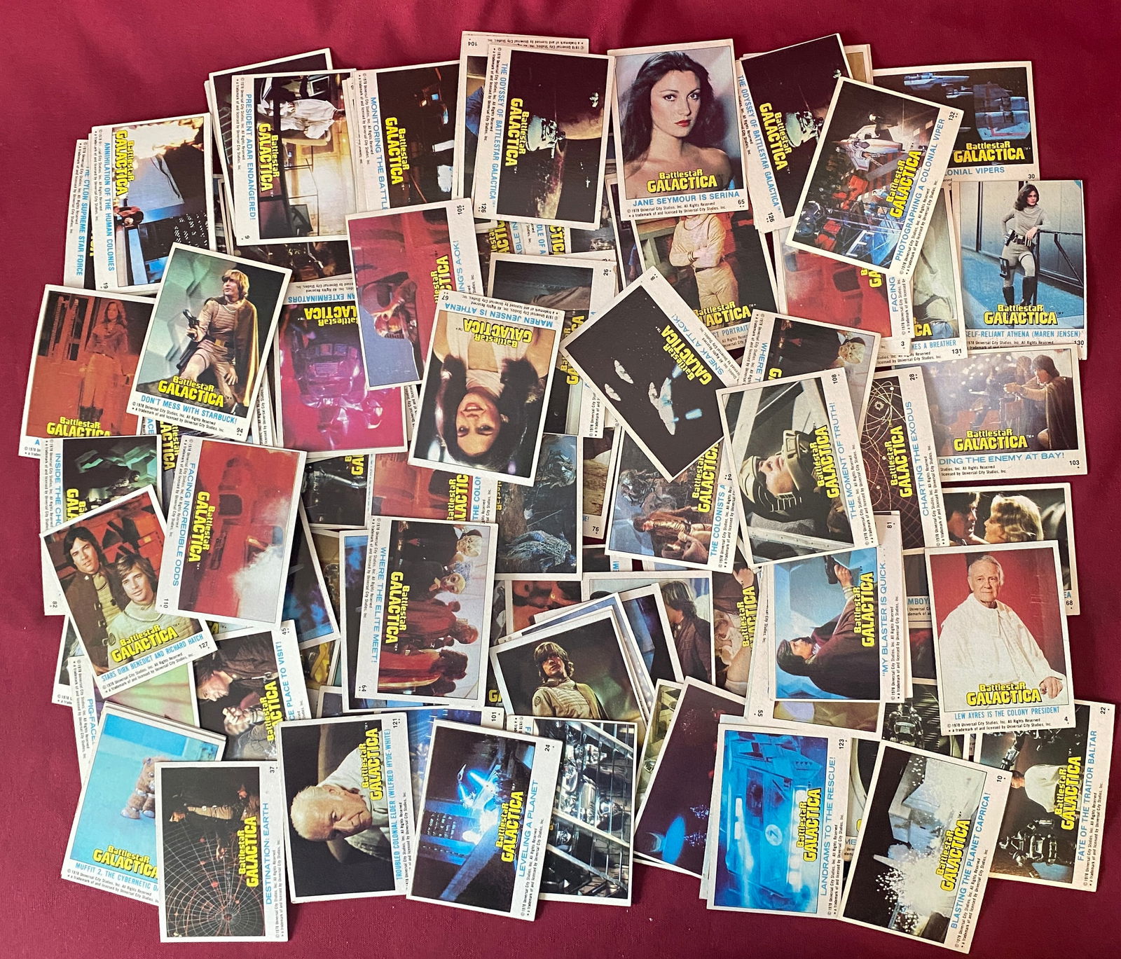 1978 Universal City Studios Battlestar Galactica Trading Cards: 1978 Universal City Studios Battlestar Galactica Trading Cards