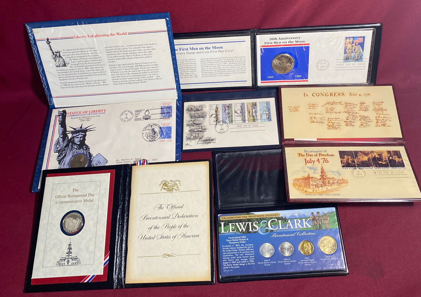First Day Covers, Commemorative Medals, and Lewis & Clark Bicentennial Coin Set: First Day Covers, Commemorative Medals, and Lewis & Clark Bicentennial Coin Set