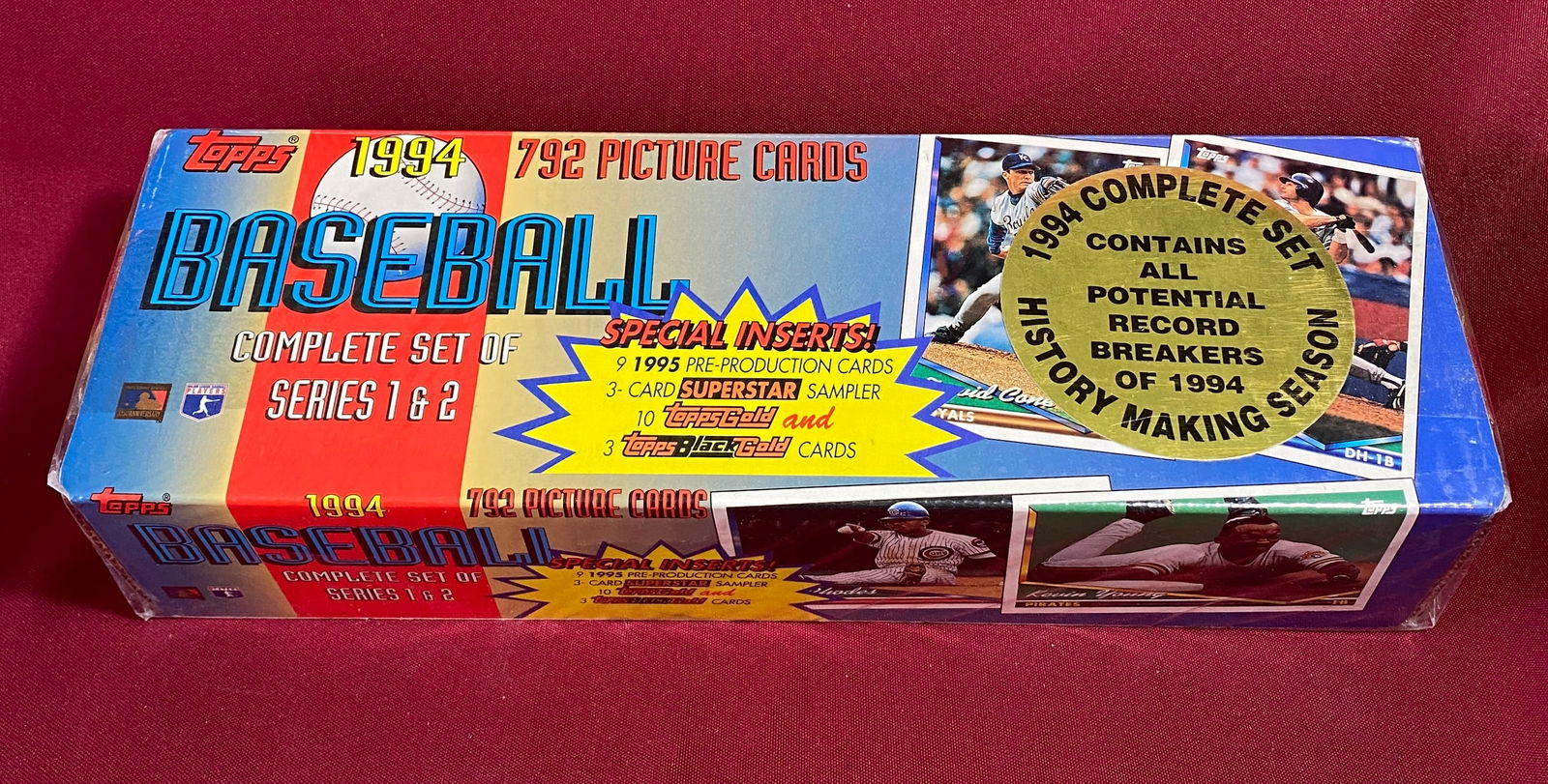1994 Factory Sealed TOPPS Baseball Cards - Series 1 & 2 (1 of 7)