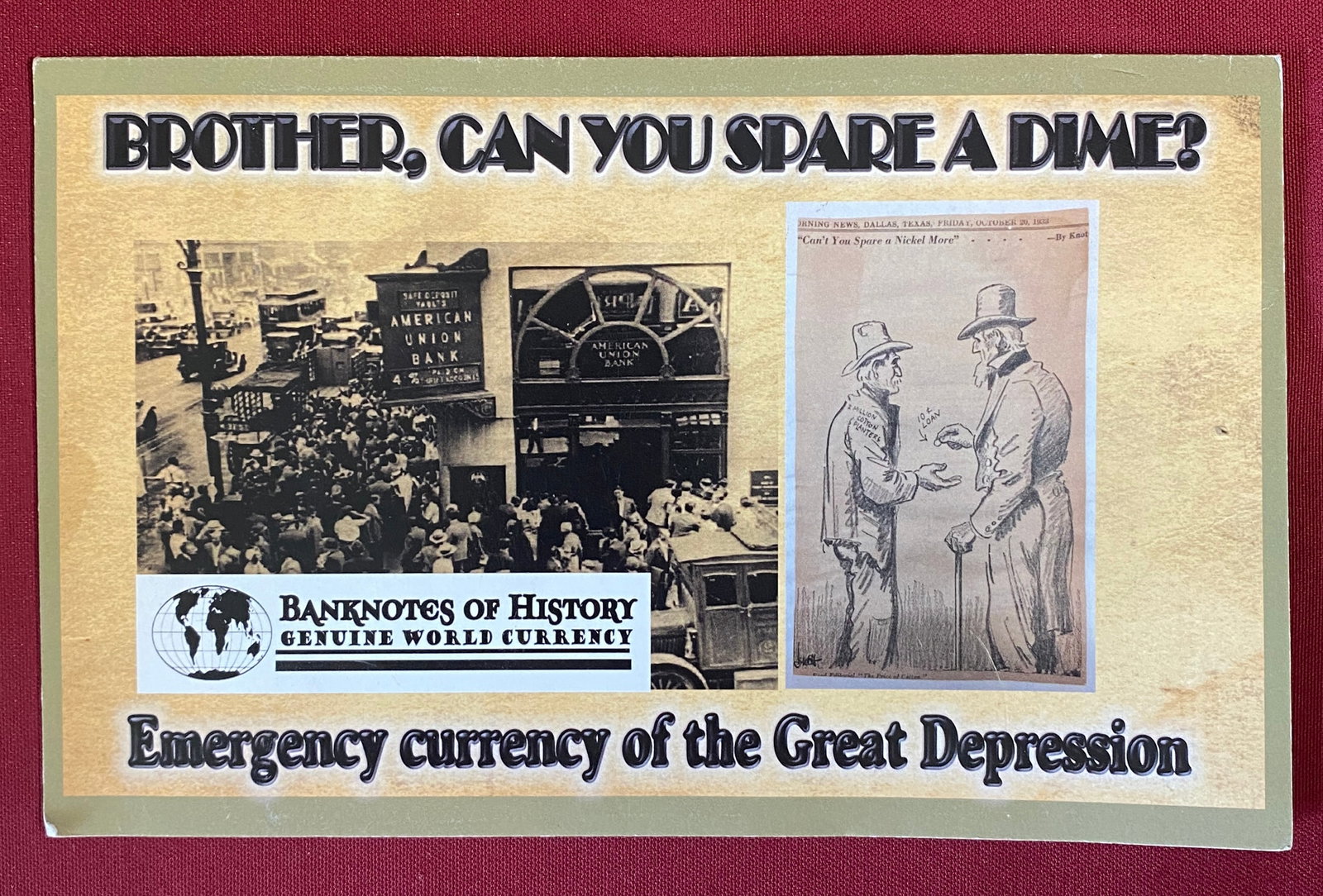 Bank Notes of History Emergency Currency of the Great Depression: Bank Notes of History Emergency Currency of the Great Depression