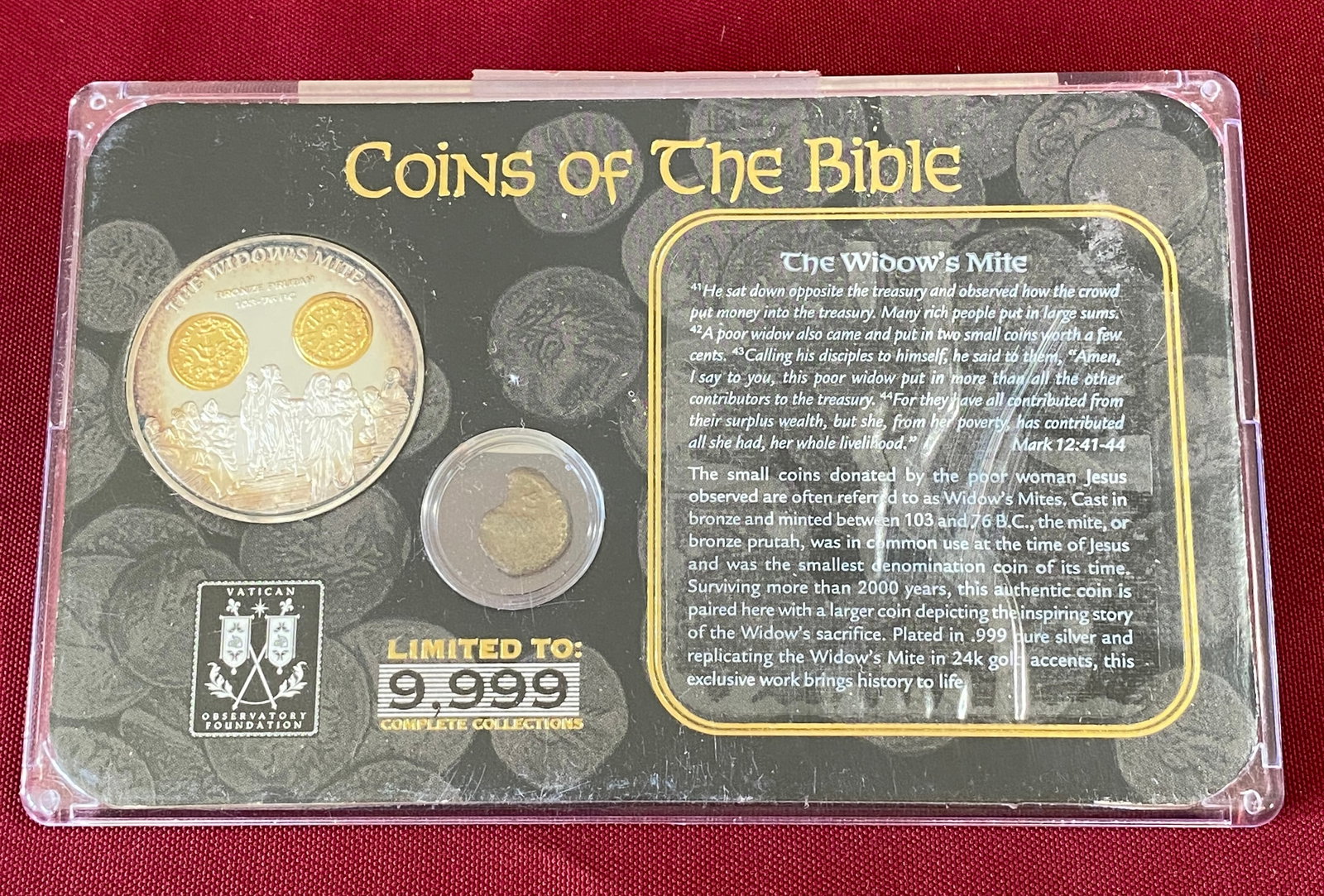 2012 Limited Coins of the Bible - The Widow's Mite (1 of 7)