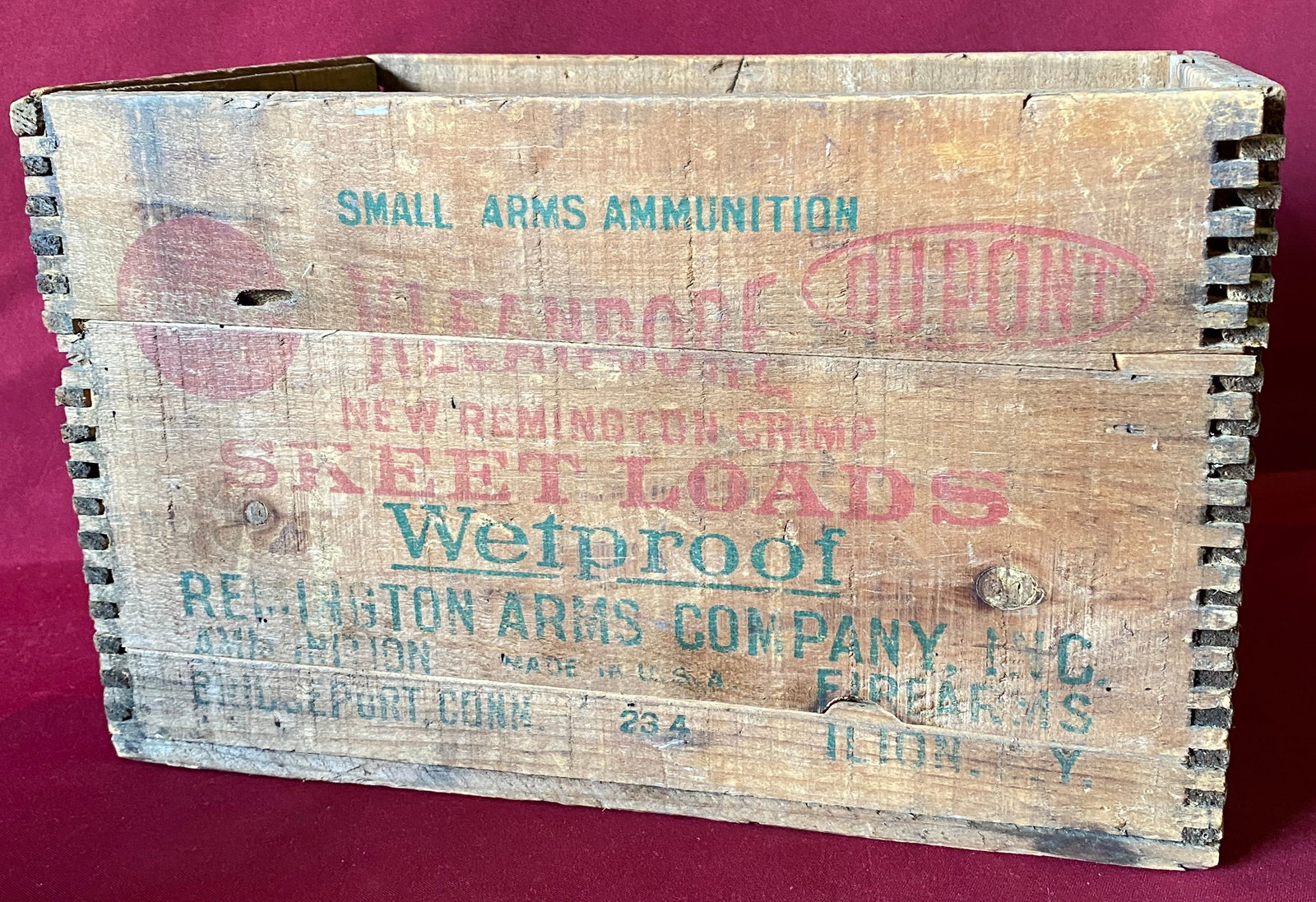 Remmington Arms Company Four Sided Advertisement Crate - 14.5"x9.5"x9" - Absolutely No Shipping (1 of 7)