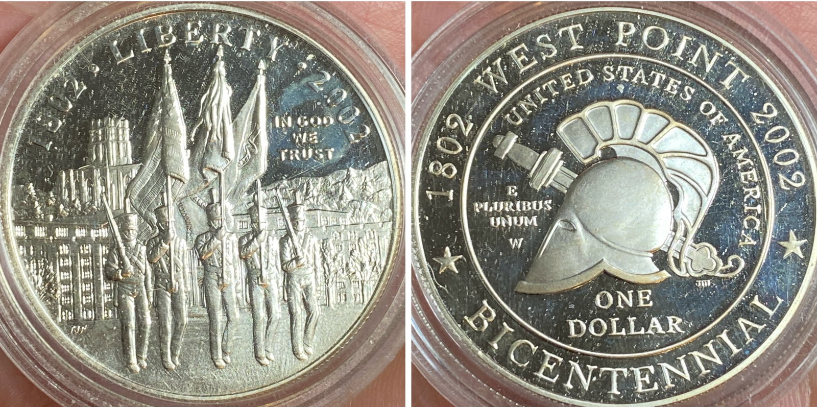 2002-W West Point Commemorative Silver Dollar (1 of 3)