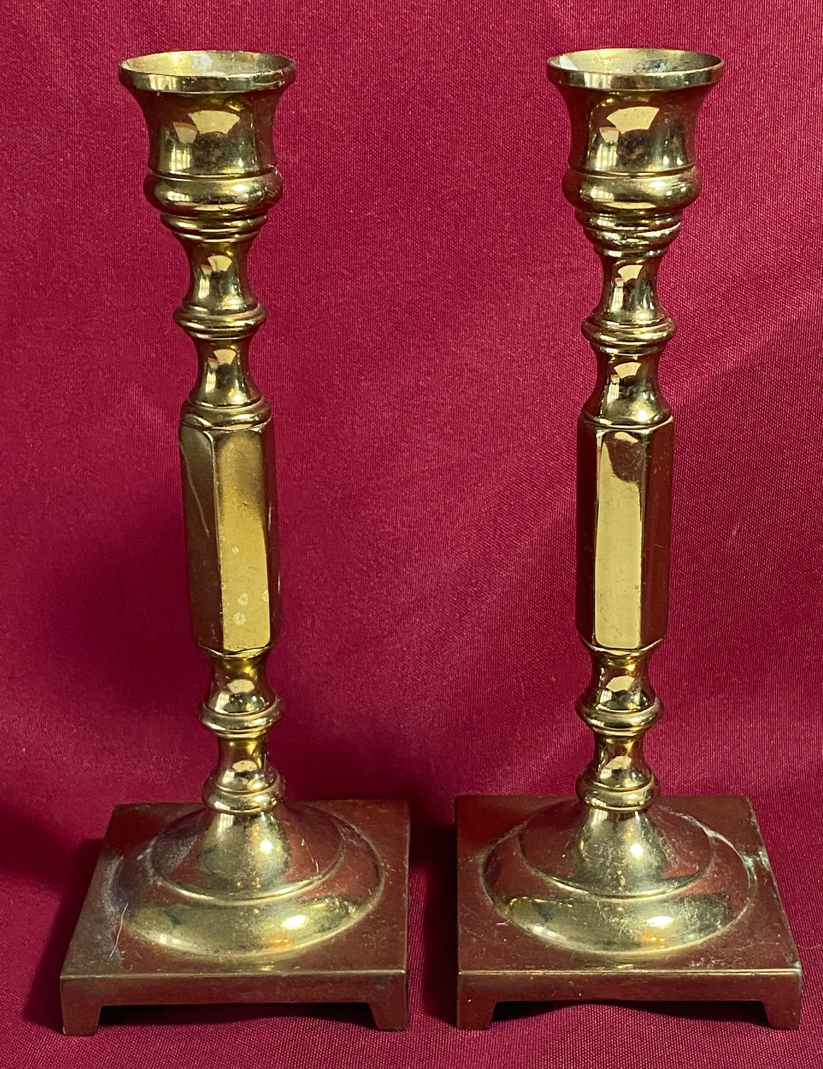 Pair of Brass Candlestick Holders (1 of 5)