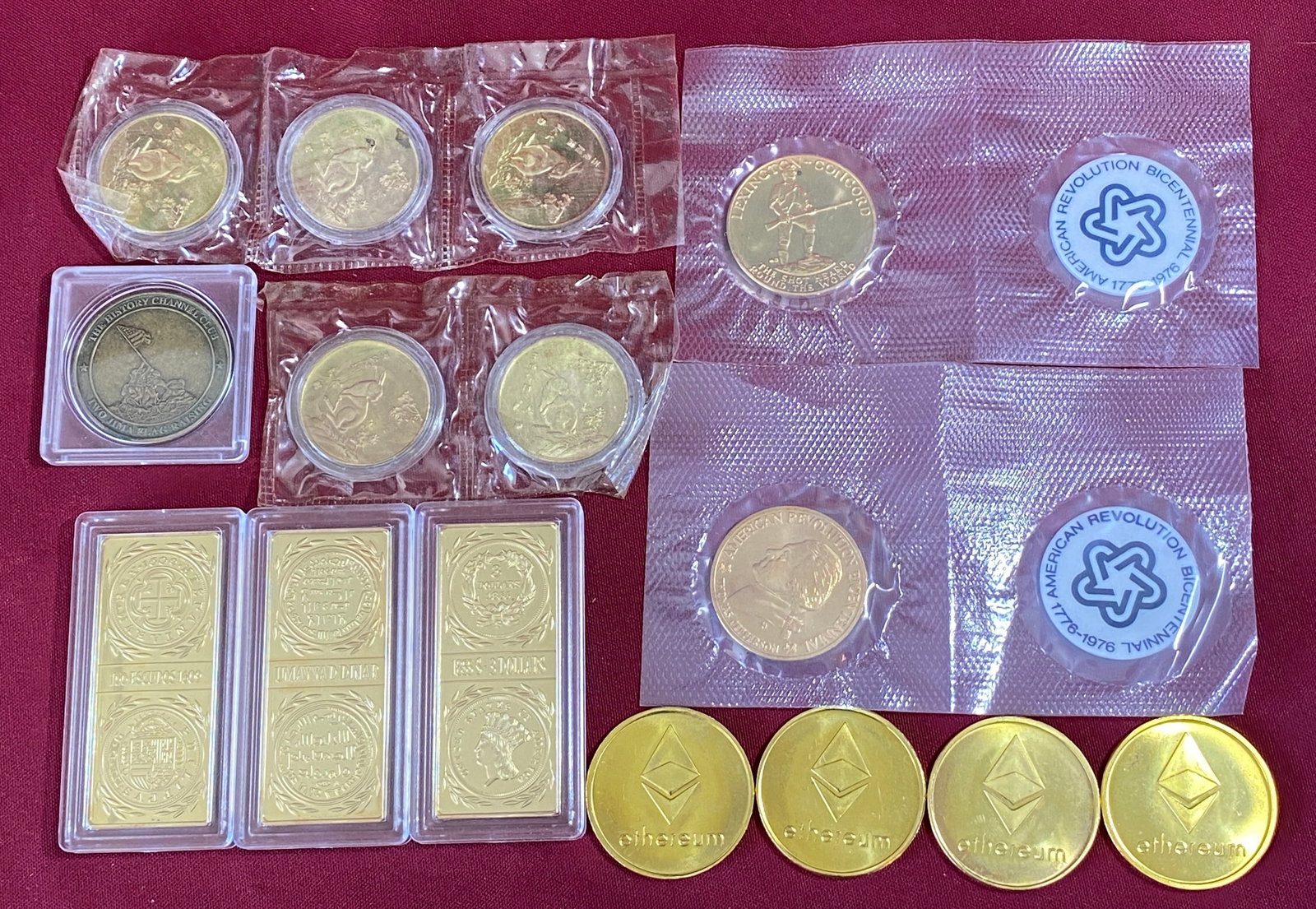 Lot of Various Commemorative Tokens, Etc. - American Revolution and Others (1 of 5)