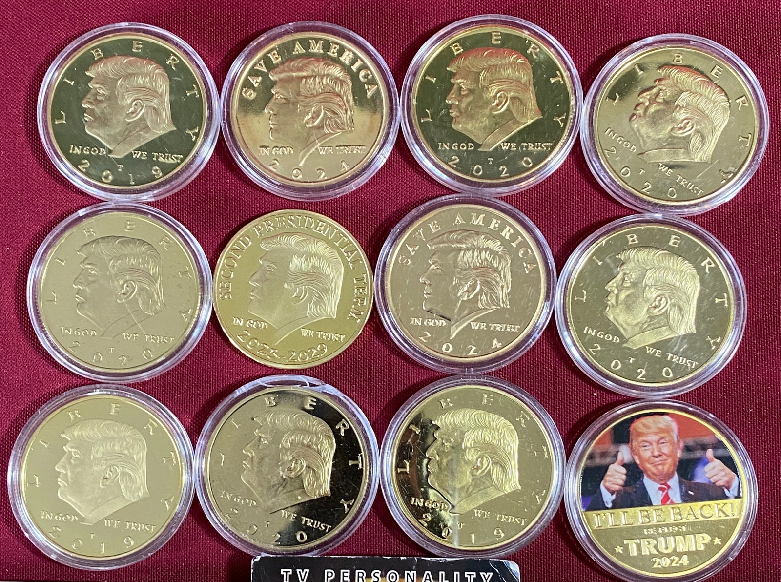 Fourteen Donald Novelty Tokens (1 of 3)