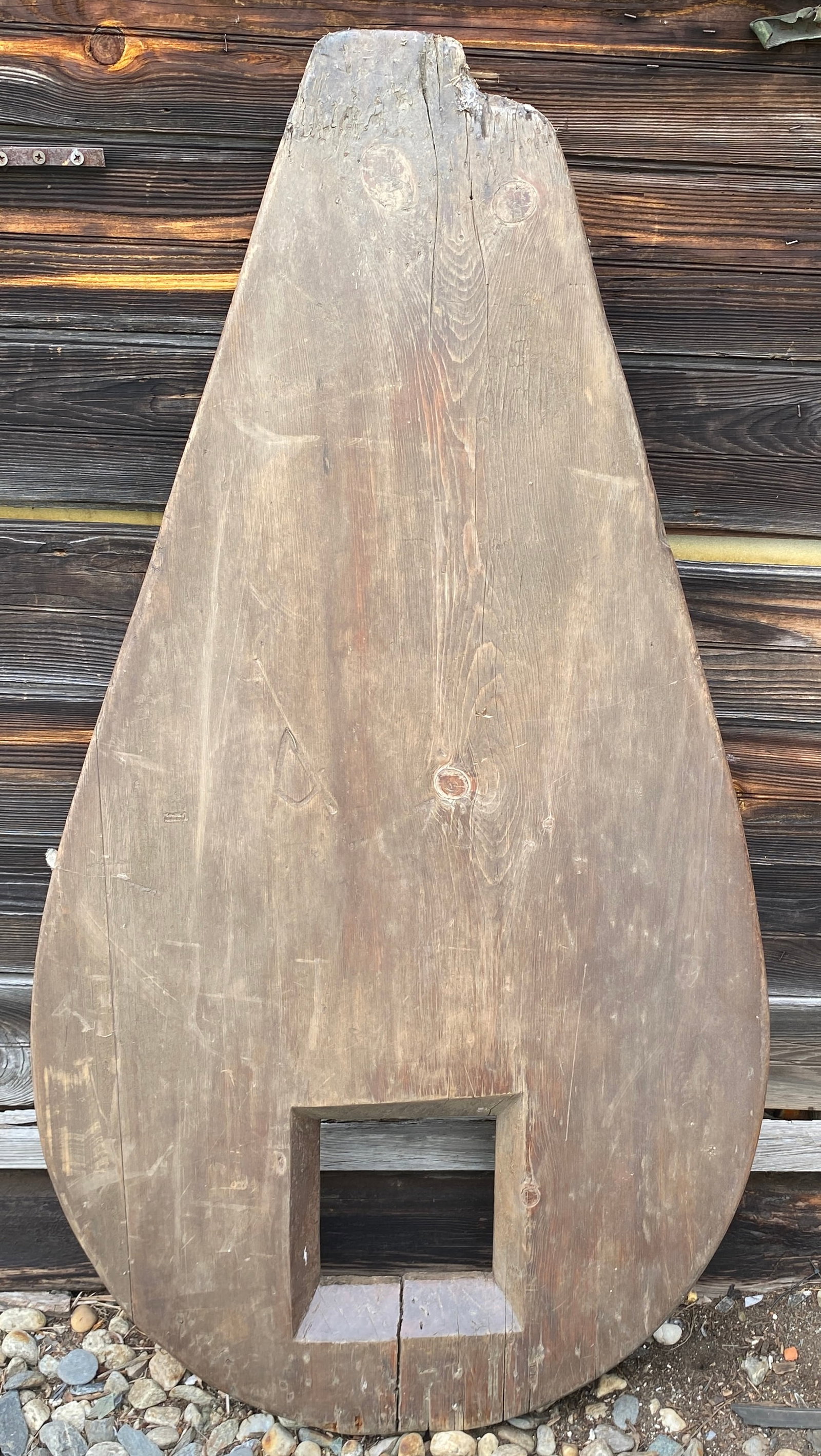 Large Wooden Bellow Half - Great for Repurposing/Decoration - 55.5"x29.5" - Absolutely No Shipping (1 of 5)