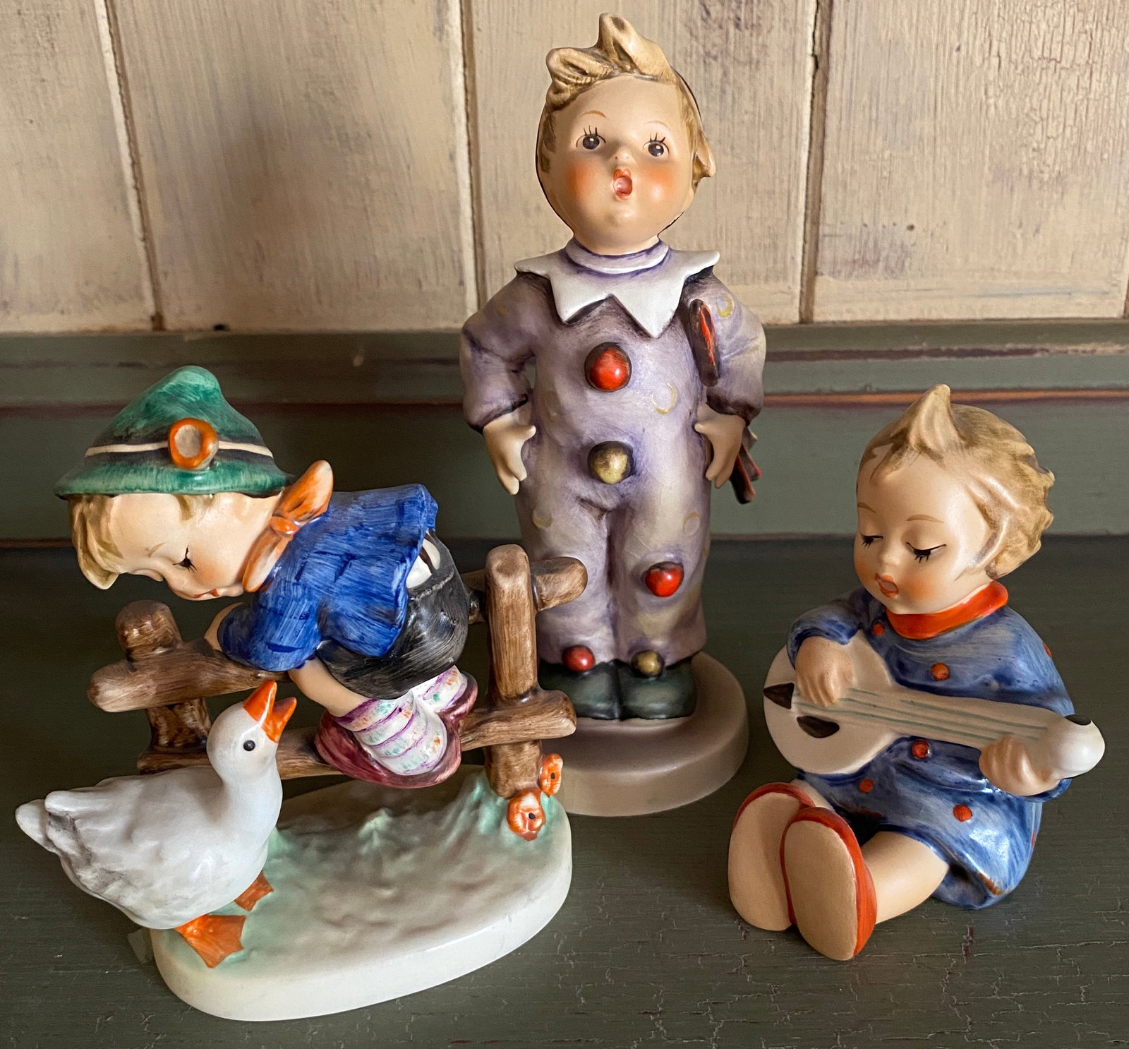 Three Hummel Figurines - 'Barnyard Hero', 'Joyful', 'Carnival' (1 of 13)