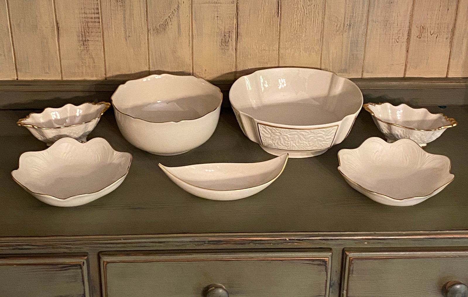 Seven Pieces of Various Lenox Bowls & Dishes - Some Matching - Absolutely No Shipping (1 of 5)