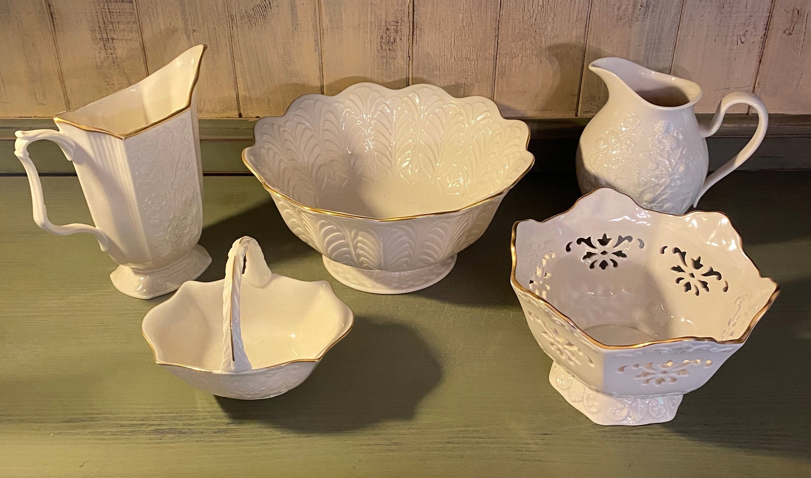 Lenox Bowls, Pitchers, Basket Dish - Five Pieces - Absolutely No Shipping (1 of 8)