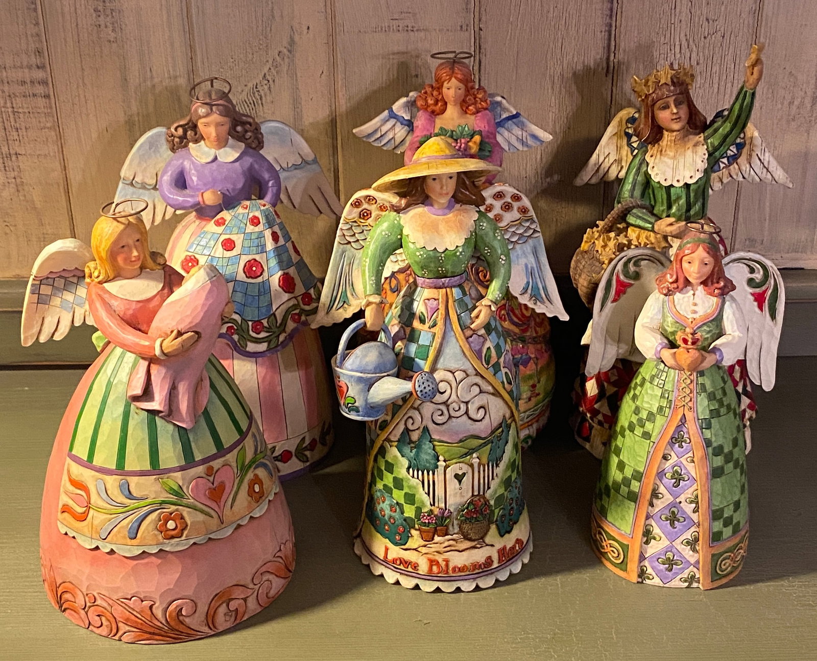 Six Jim Shore Angel Figurines - Various Subjects - Absolutely No Shipping (1 of 11)