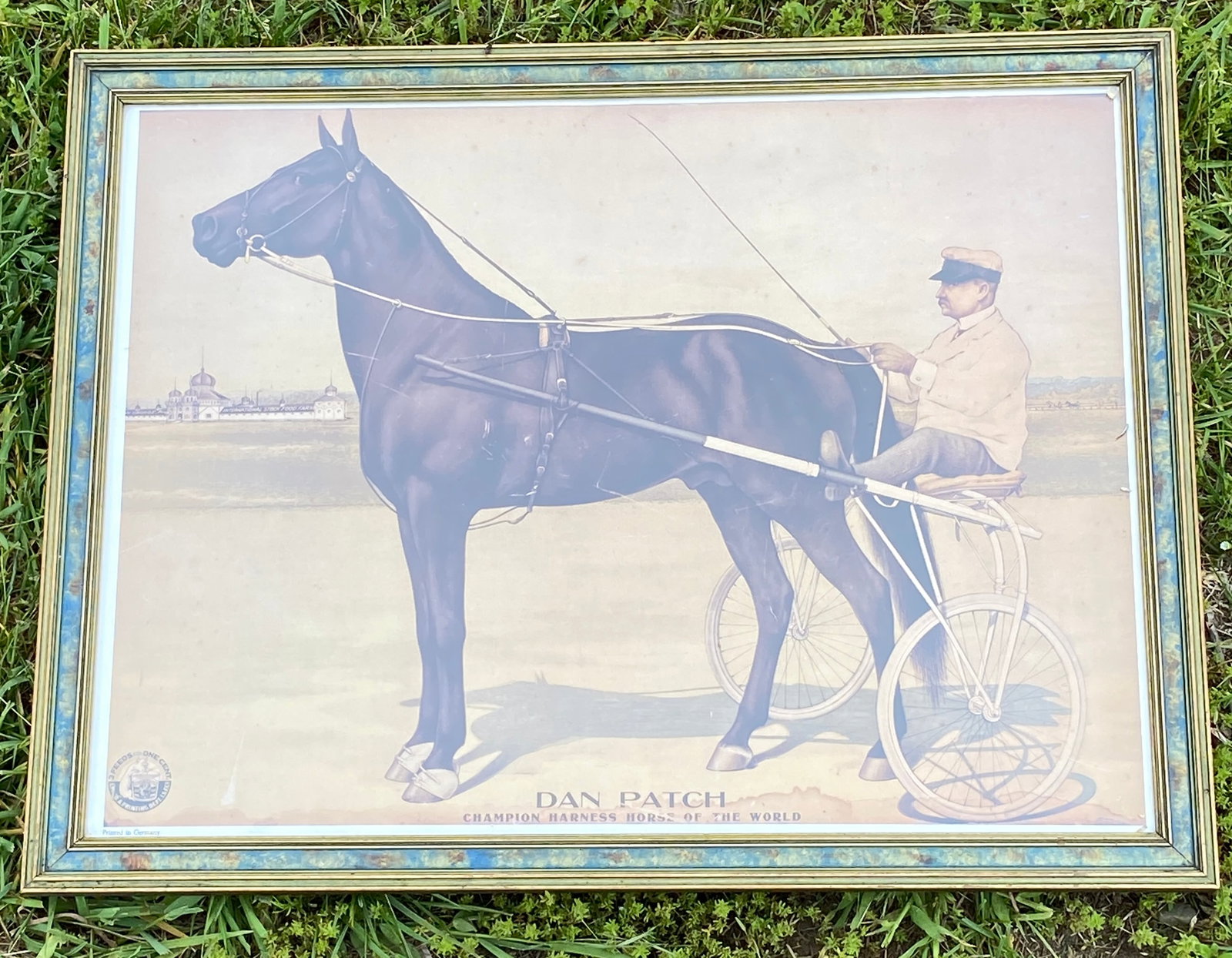 Don Patch 'Champion Harness Horse of the World' Print - Made in Germany - Overall 21.75"x16.75" - (1 of 7)