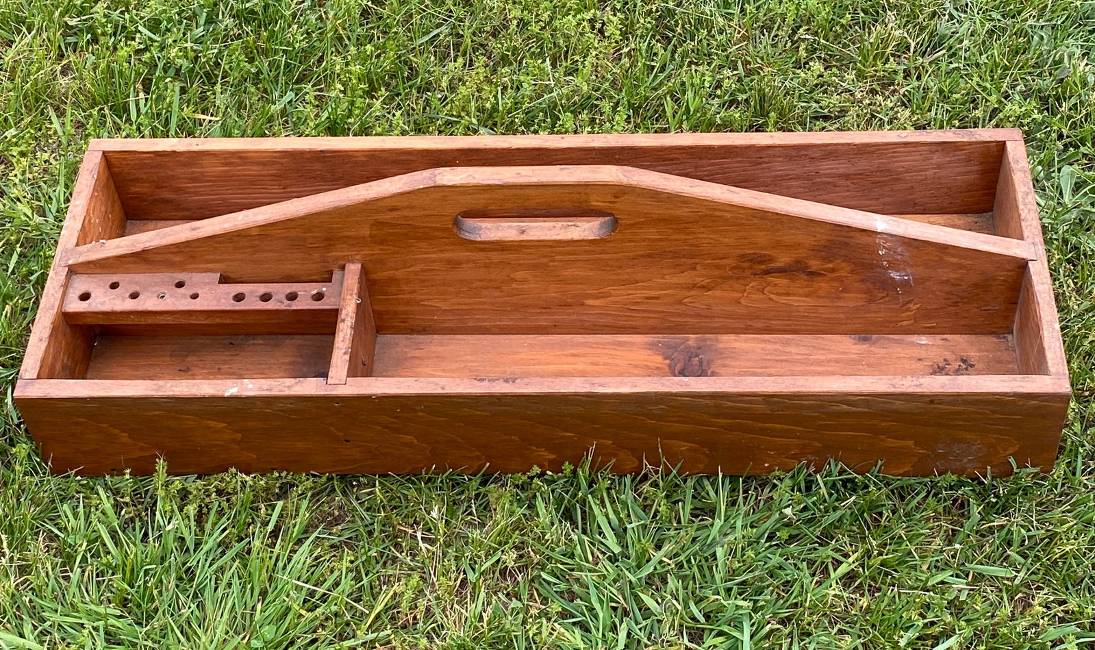 Older Wooden Tool Box - 32"x11"x8" - Absolutely No Shipping (1 of 7)