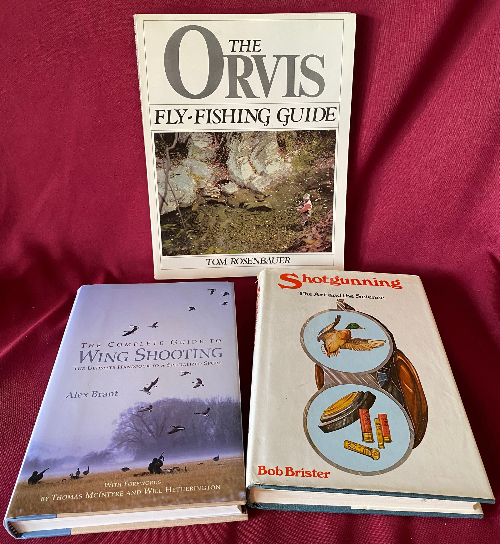 Three Sportsman Related Books - 'The Orvis Fly-Fishing Guide', 'Shotgunning', 'Wing Shooting': Three Sportsman Related Books - 'The Orvis Fly-Fishing Guide', 'Shotgunning', 'Wing Shooting'