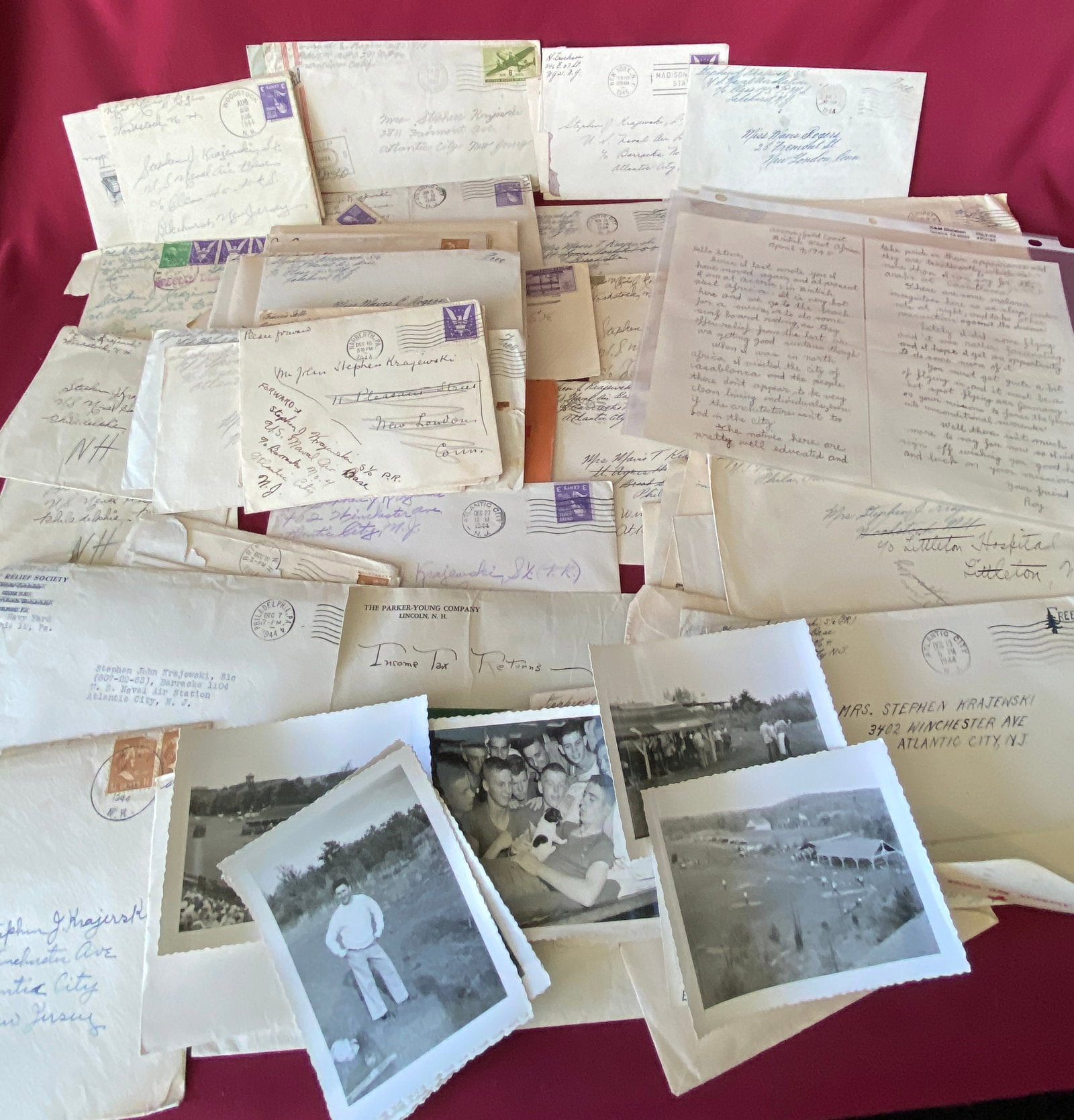 WWII Era Letters & Cards - Love Letters, Mementos, and More (1 of 8)