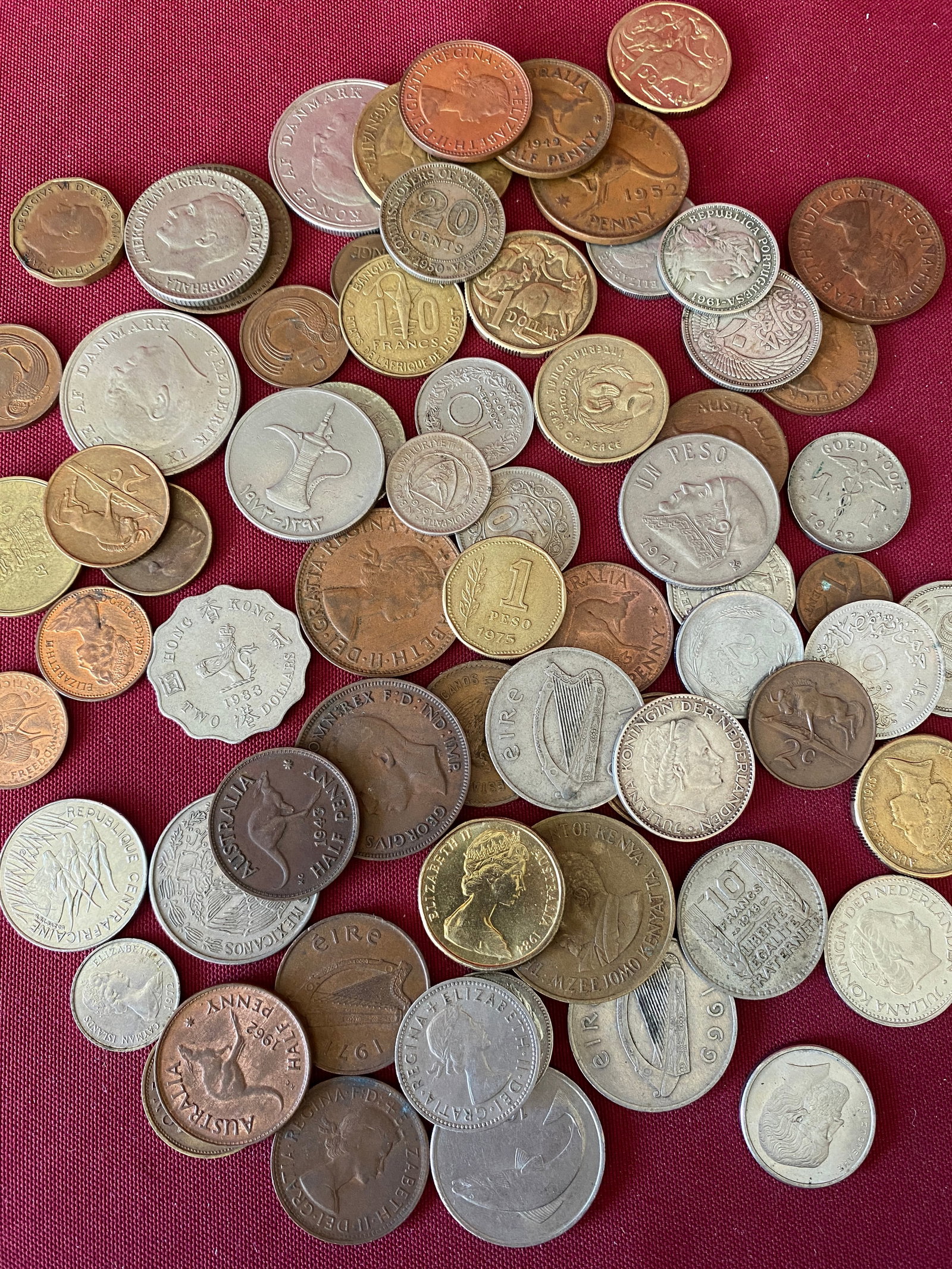 Assorted Foreign Coins - Possibly Some Silver: Assorted Foreign Coins - Possibly Some Silver