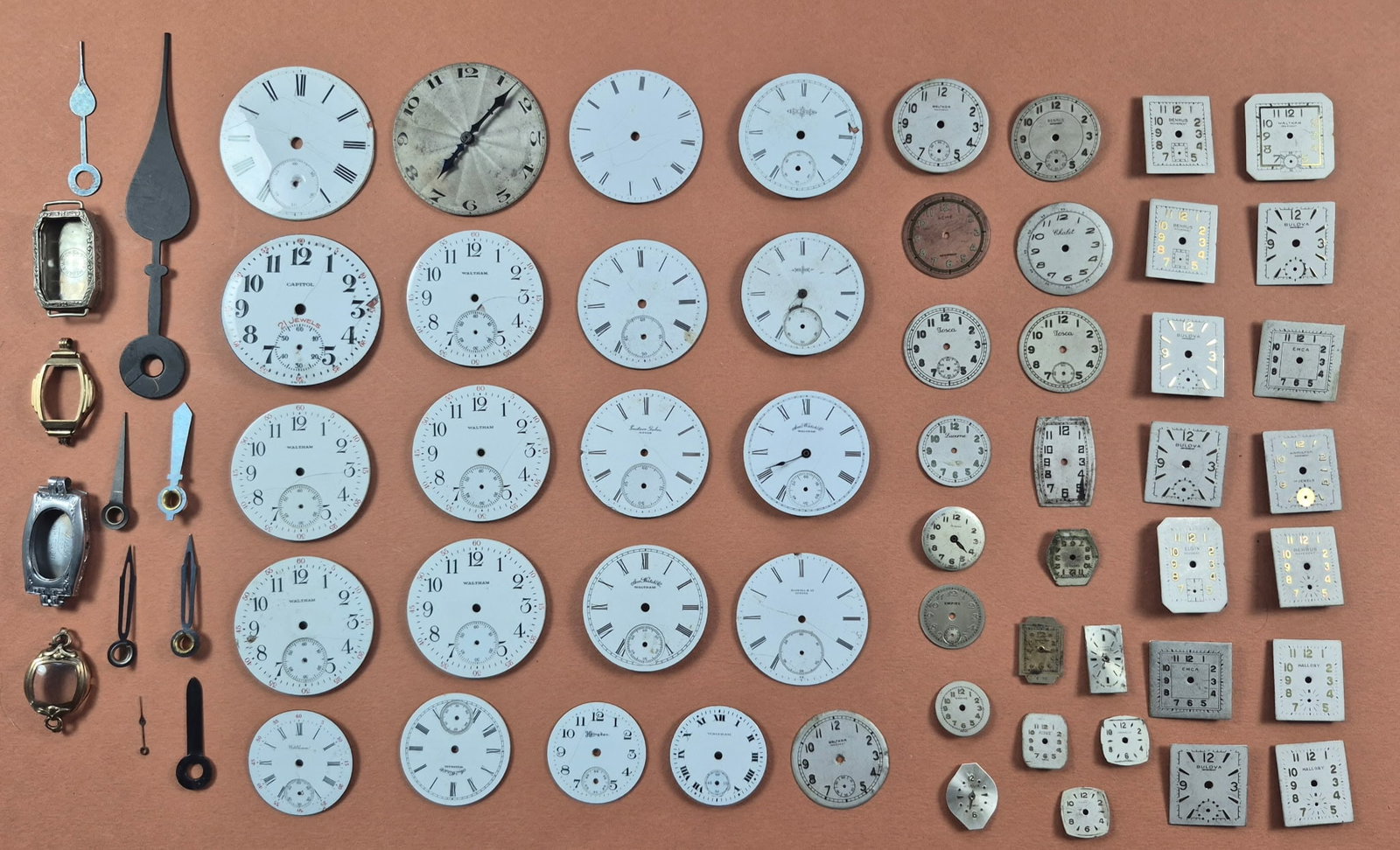 Assorted Watch & Clock Parts - Faces, Bezels, Etc. (1 of 4)