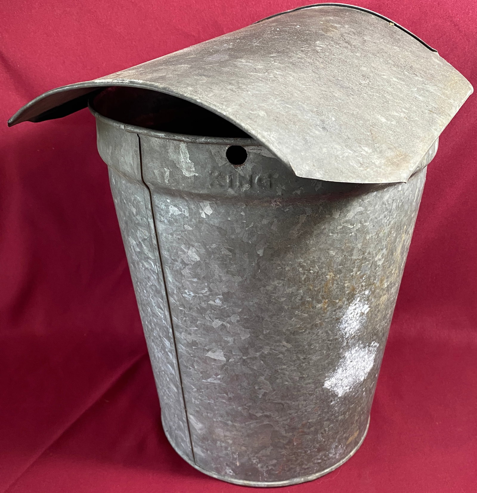 Galvanized Sap Bucket with Lid - 15"x12" (1 of 6)