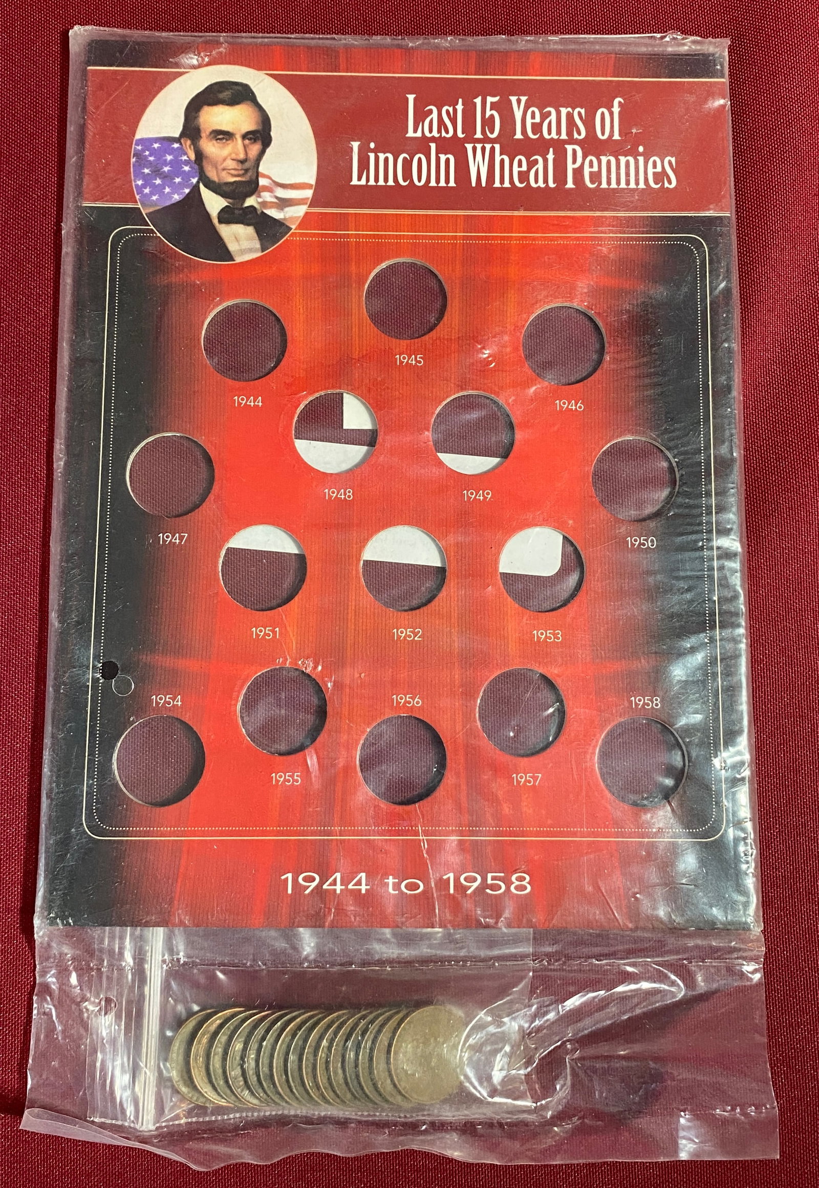 Last Fifteen Years of Lincoln Wheat Pennies Factory Sealed (1 of 5)