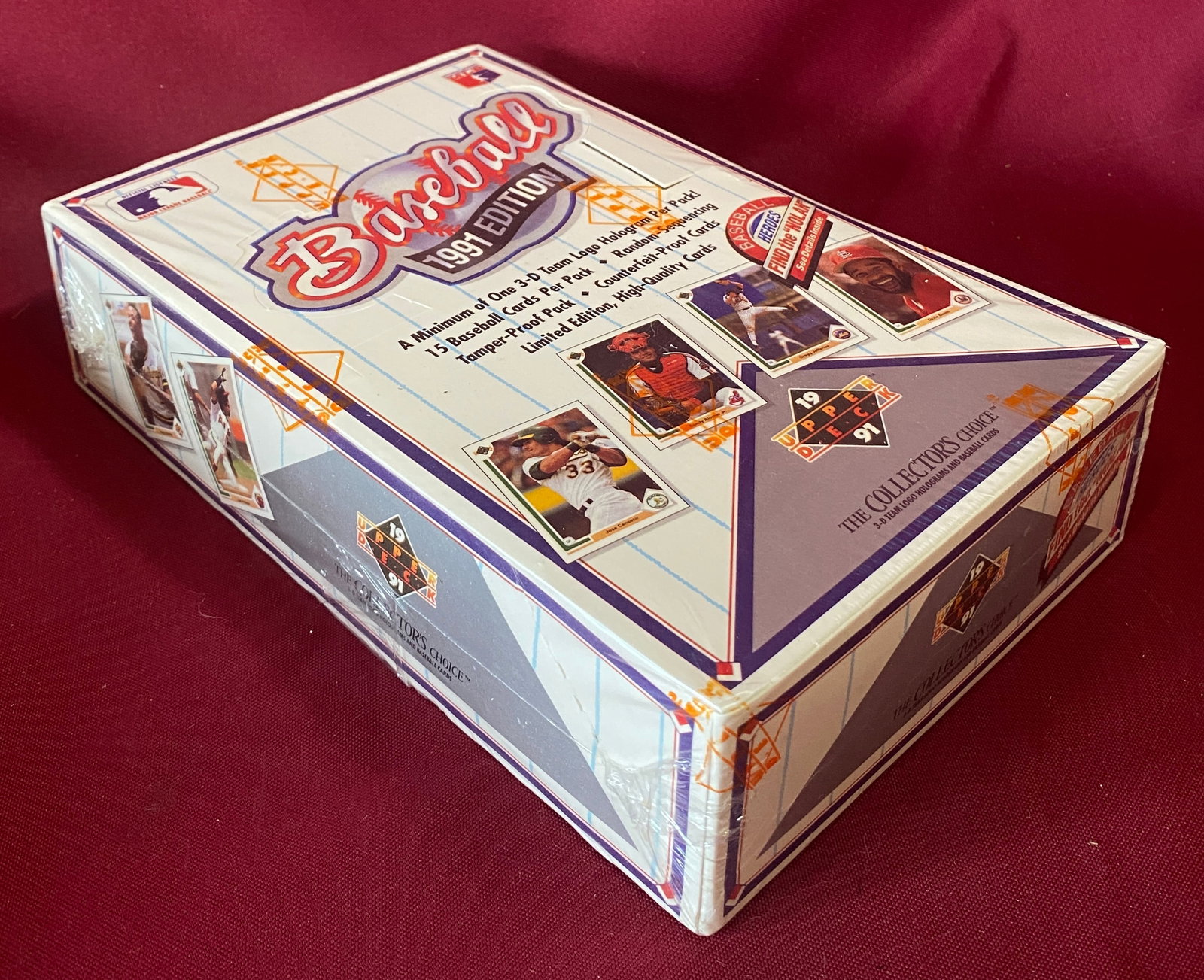 1991 Upper Deck Baseball Cards in Factory Sealed Box (1 of 5)