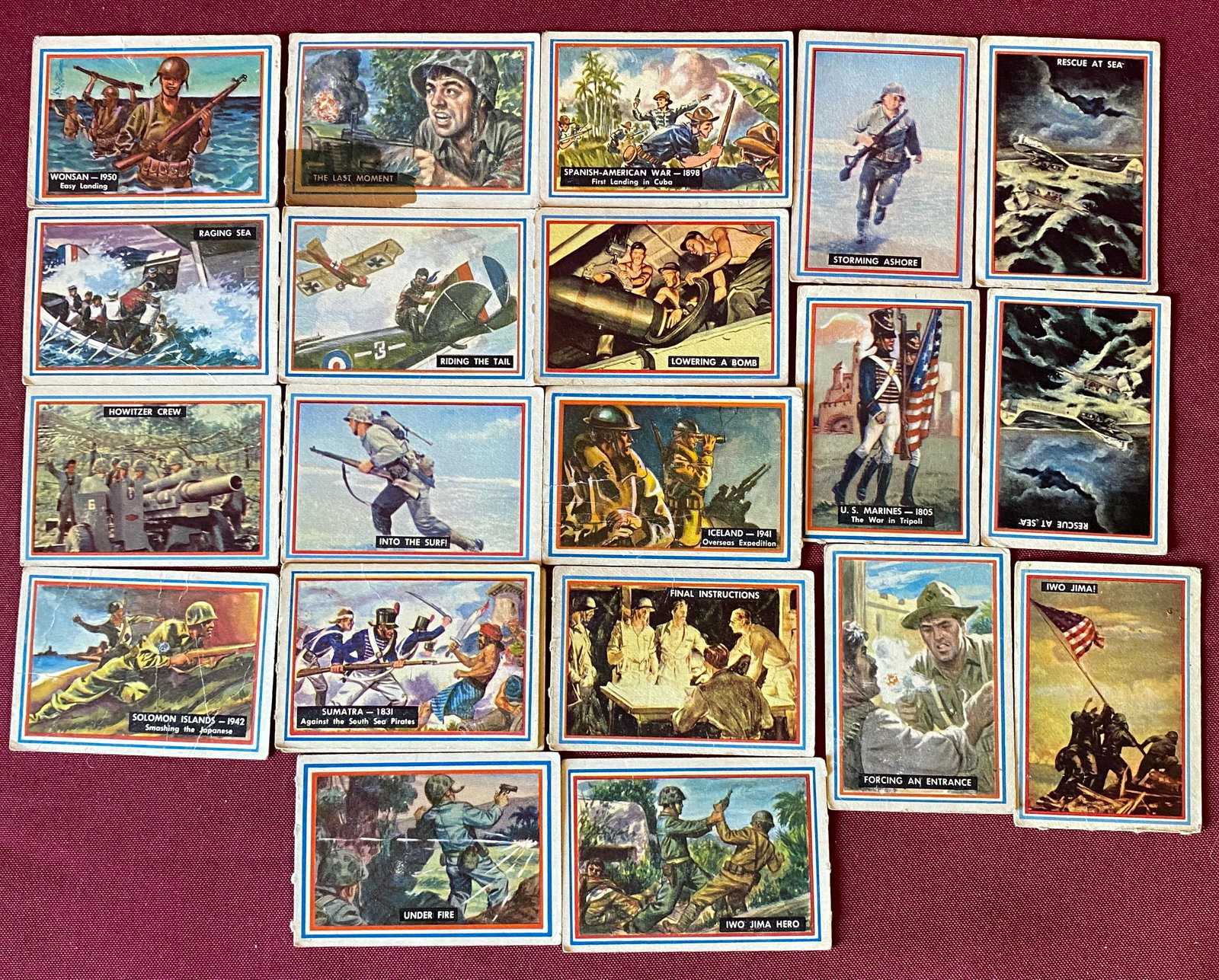 Fighting Marines Collectible Cards (1 of 6)