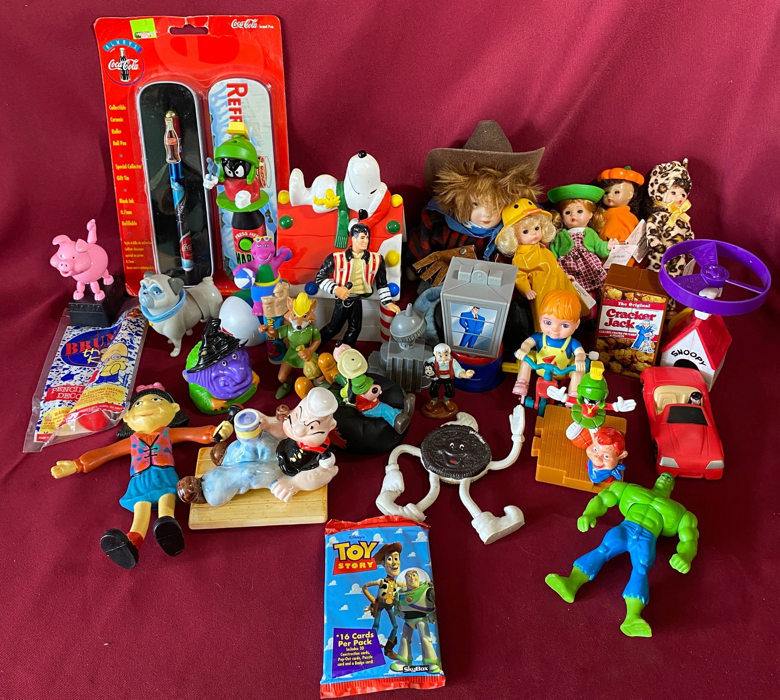 Various Older Dolls and Toys - Snoopy, Marvin Martian, Popeye, Etc. (1 of 8)