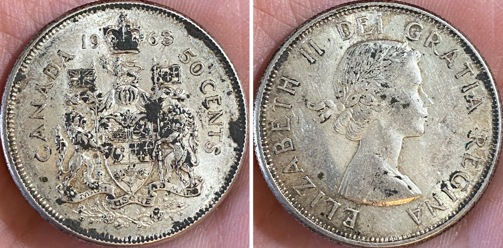1963 Canadian Silver Half Dollar: 1963 Canadian Silver Half Dollar