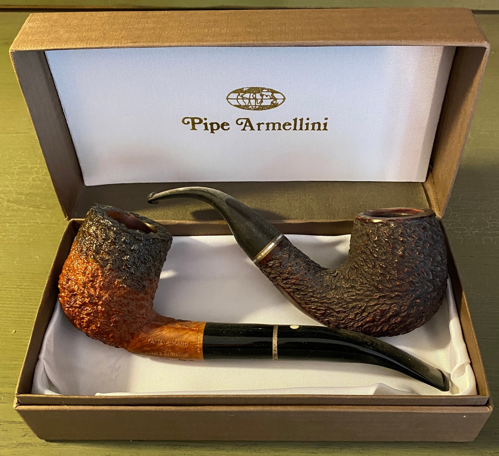 Two Pipes - Armellini Fatte A Mand with Sterling Band & Peterson Kinsale (1 of 9)